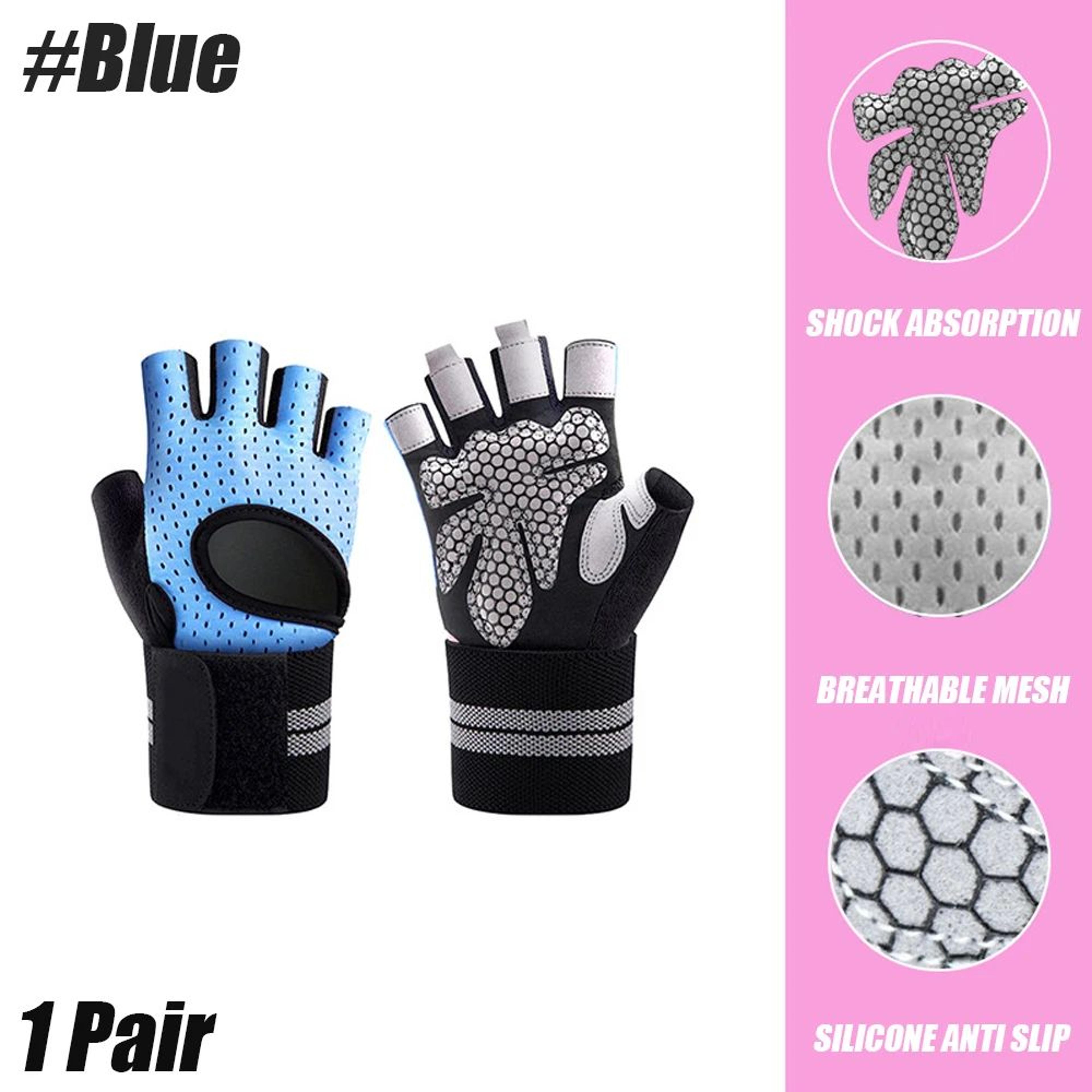 PowerGrip Weightlifting Gloves With Wrist Support For Gym Fitness And Cross Training 9