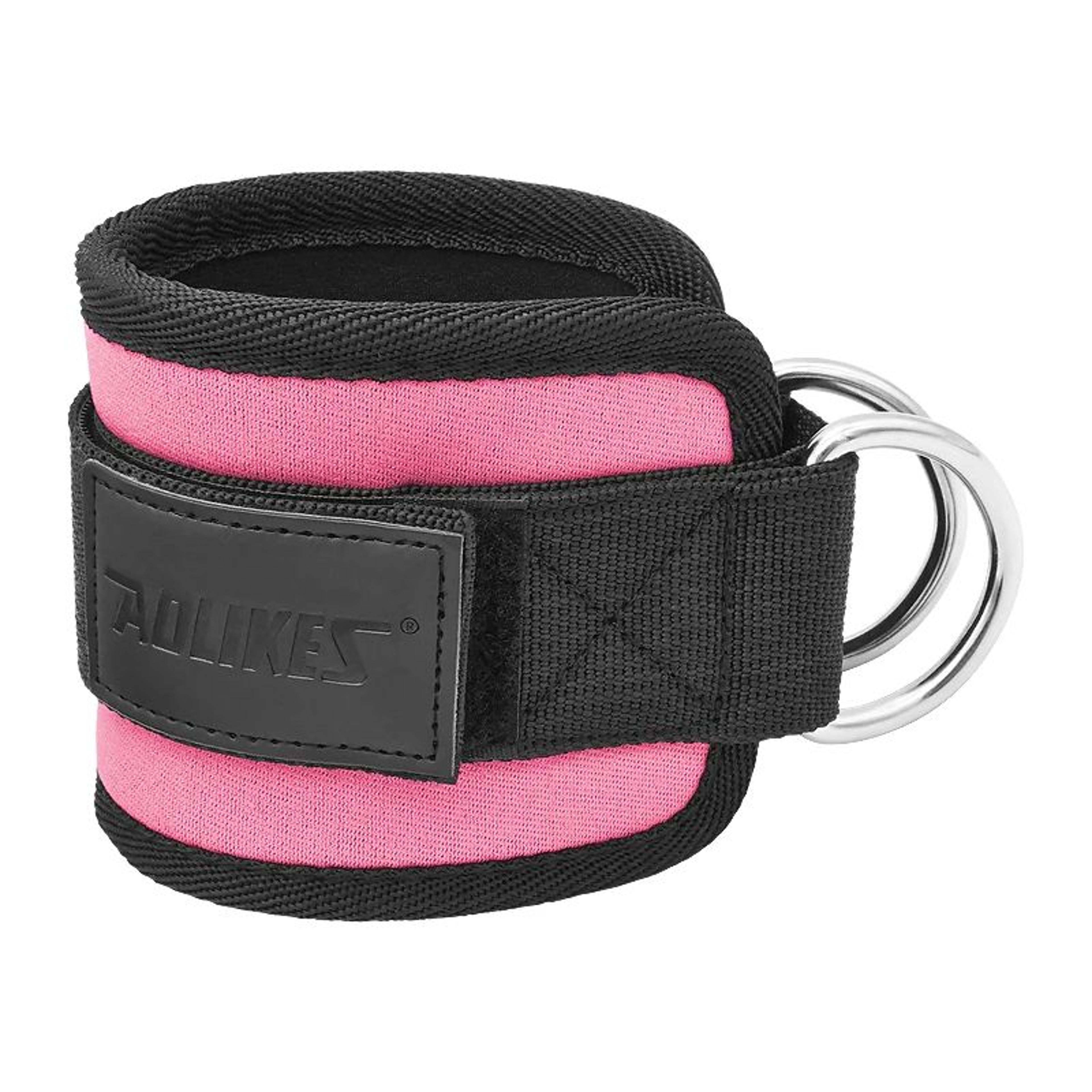AOLIKES Ankle Straps For Cable Machines Adjustable DRing Gym Ankle Cuffs For Glute And Leg Training 7