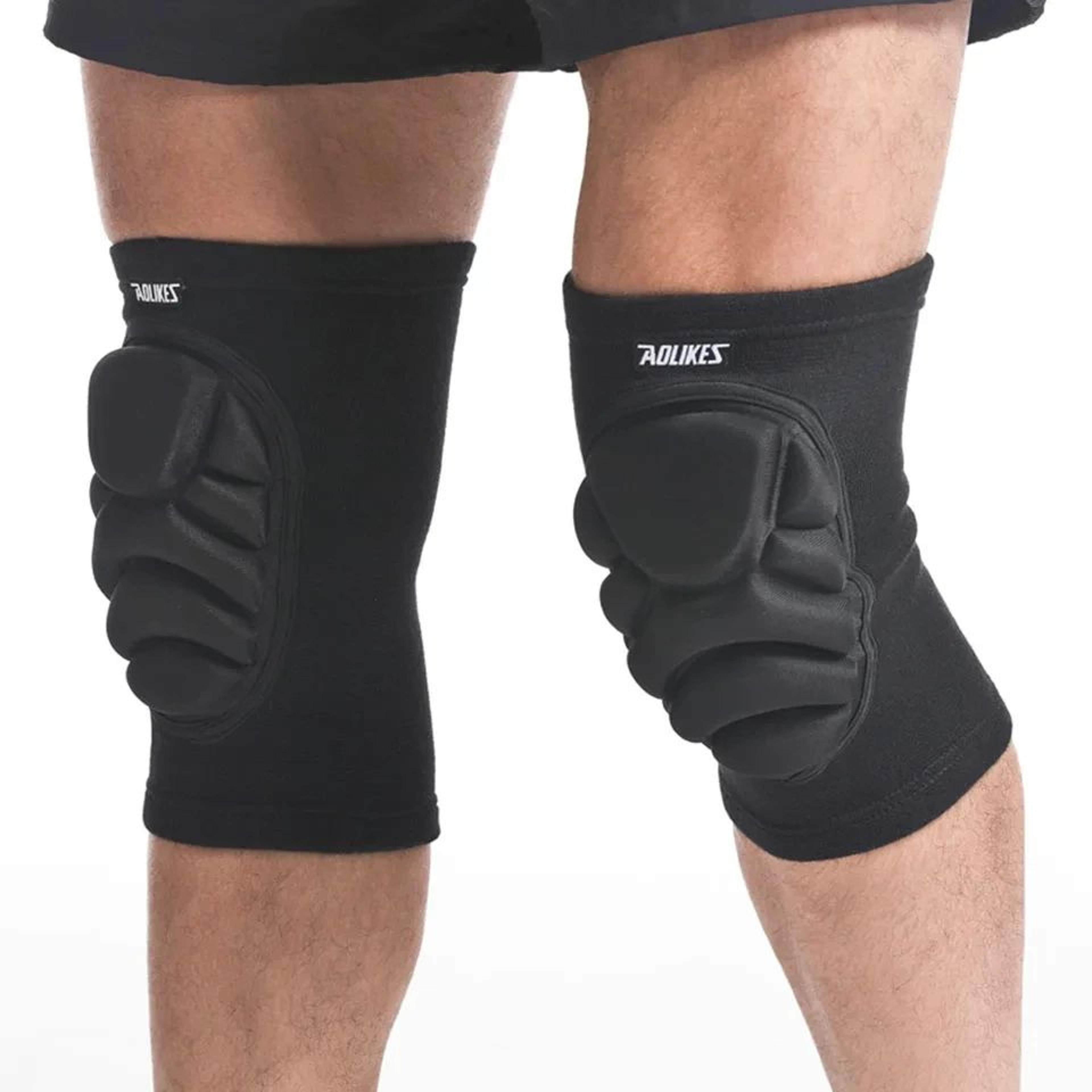 AOLIKES Thick Sponge Knee Pads And Elbow Pads For Sports Work And Training 1