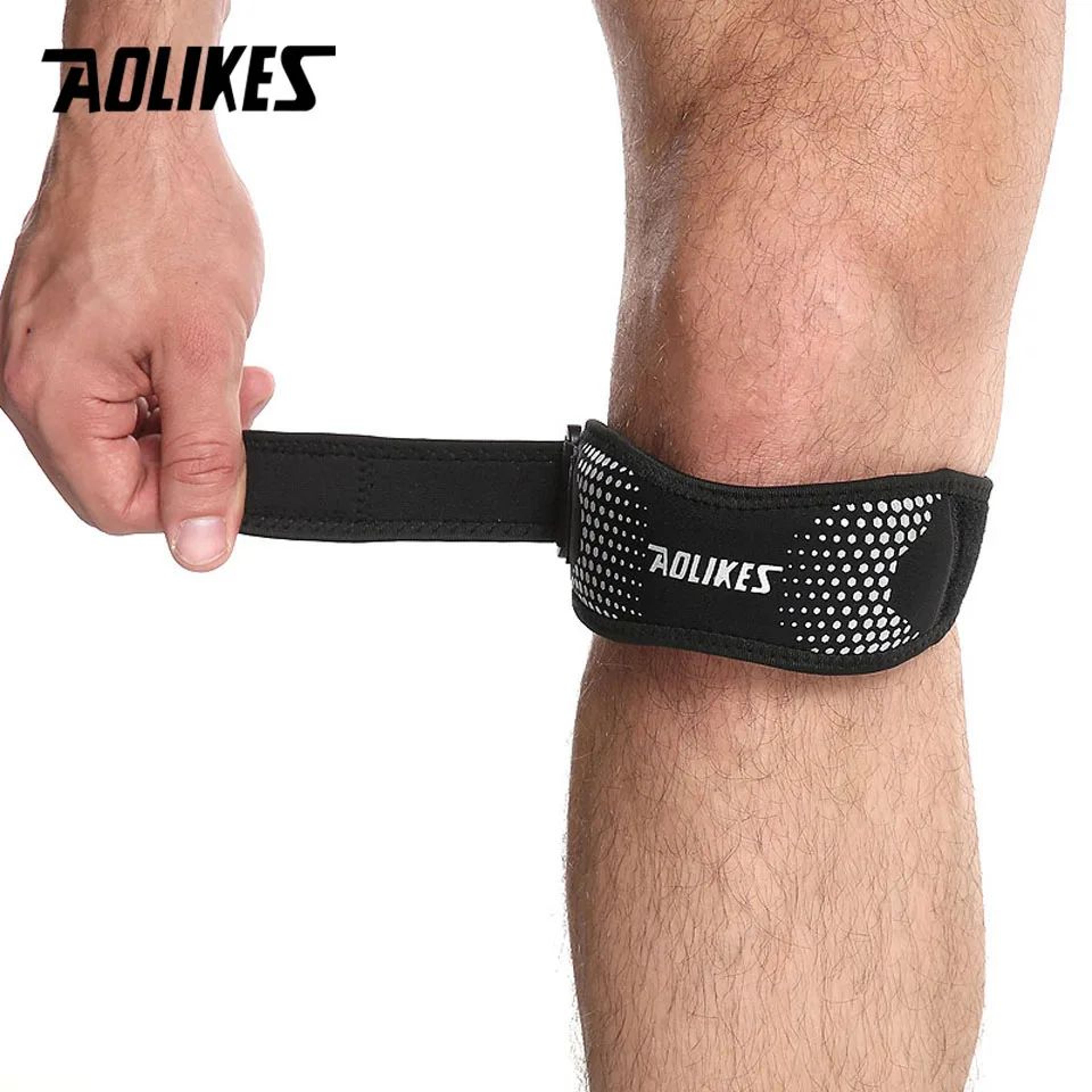 AOLIKES Adjustable Patella Knee Strap Knee Brace For Knee Support And Sports Pain Relief 3