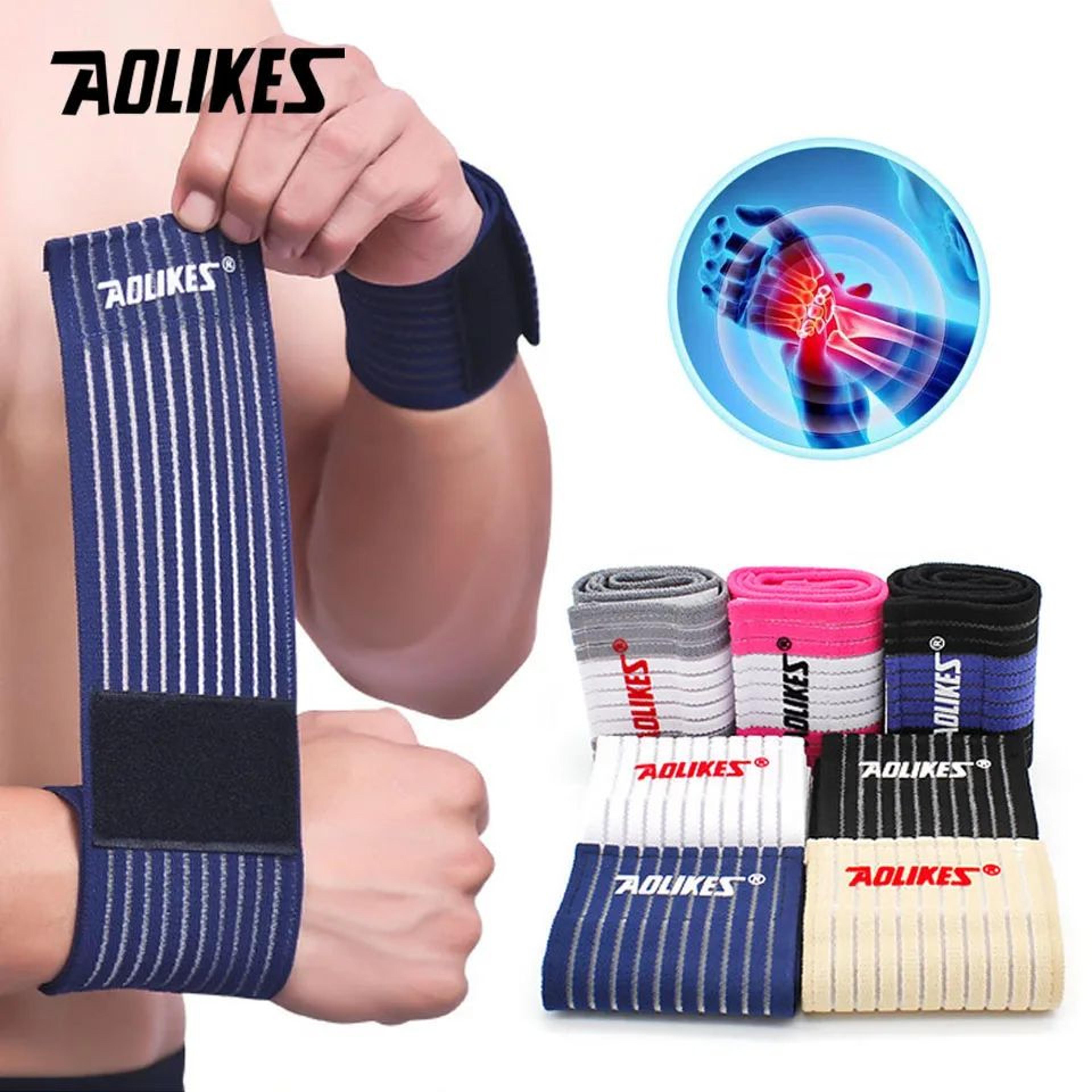 aolikes carpal tunnel wrist brace adjustable wrist support wrap for fitness, sports and daily use