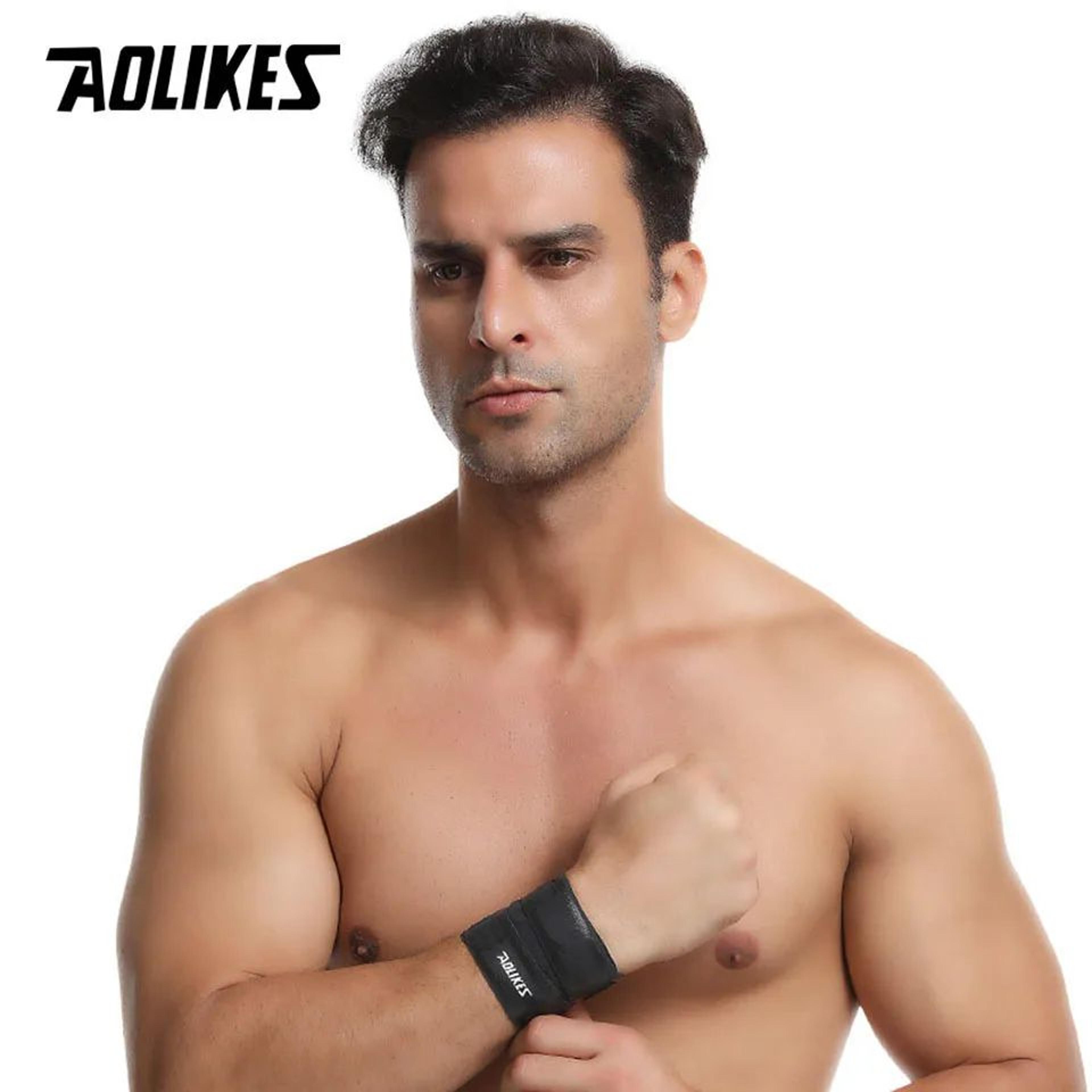AOLIKES Ultra Thin Wrist Brace Compression Wrist Support For Weightlifting And Sports 3