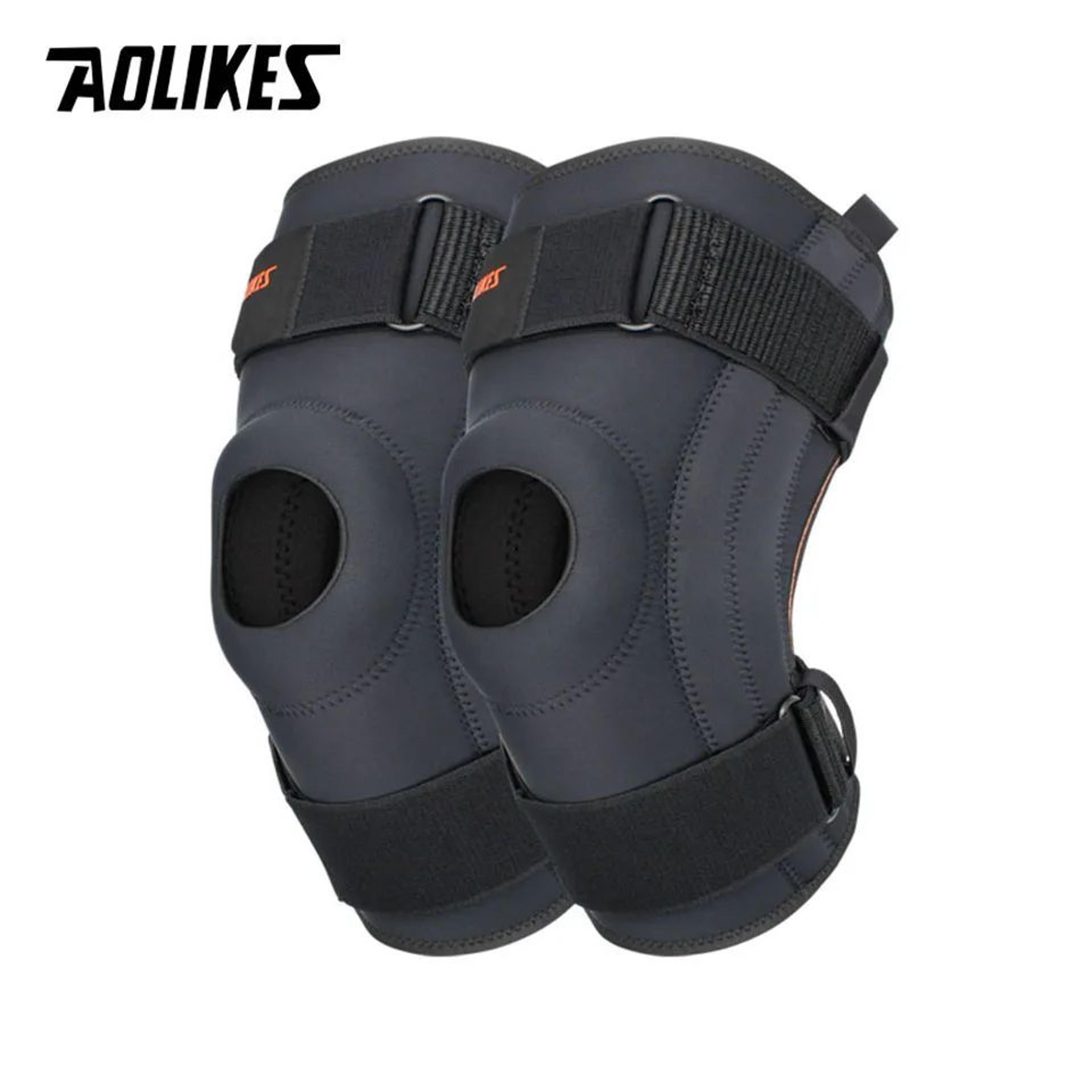 AOLIKES Knee Brace For Knee Pain With Side Stabilizers And Patella Gel Support 7