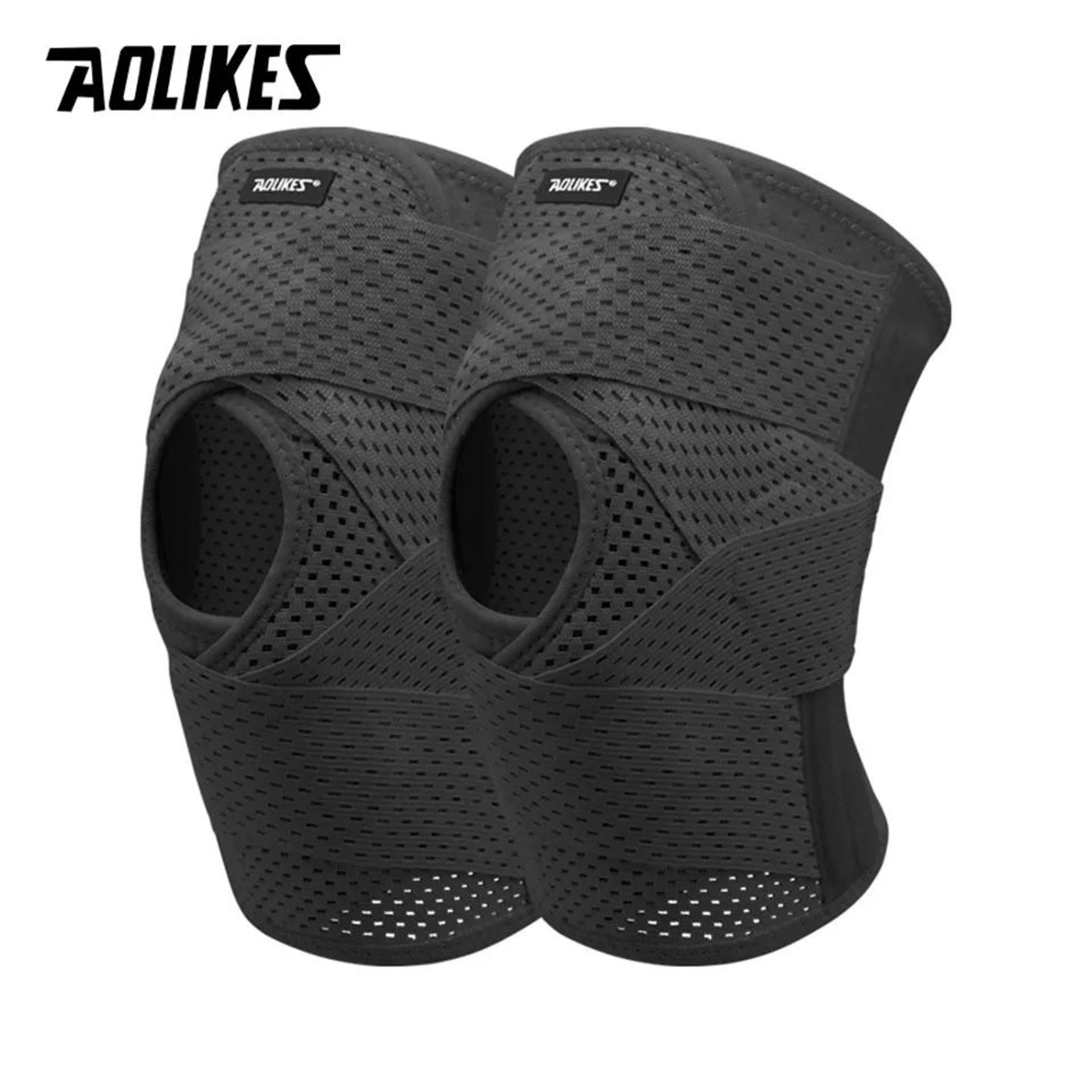 AOLIKES Knee Brace With Side Stabilizers Adjustable Knee Support For Meniscus Recovery 9
