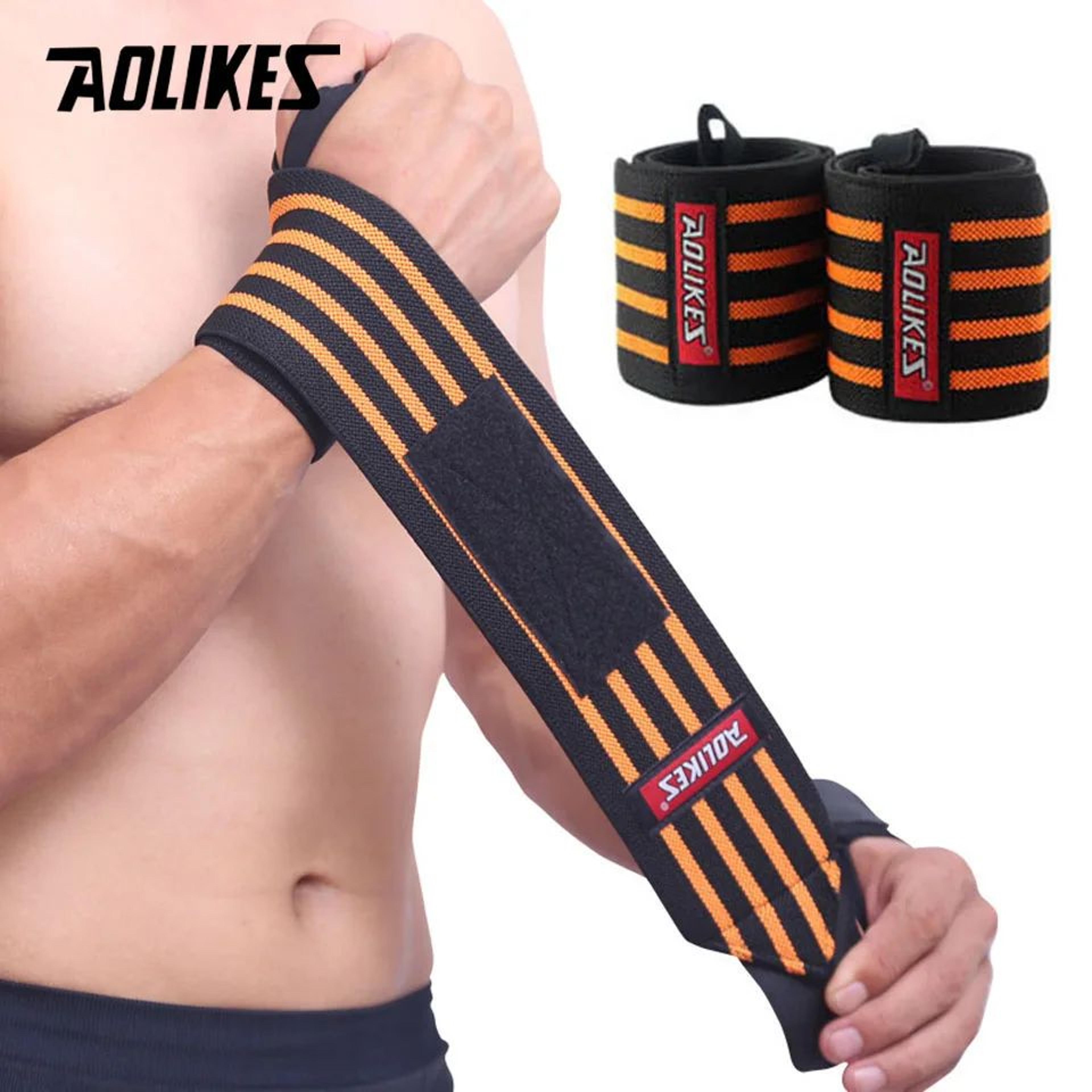 AOLIKES Weightlifting Wrist Wraps With Thumb Loop For Strength Training And Wrist Support 10