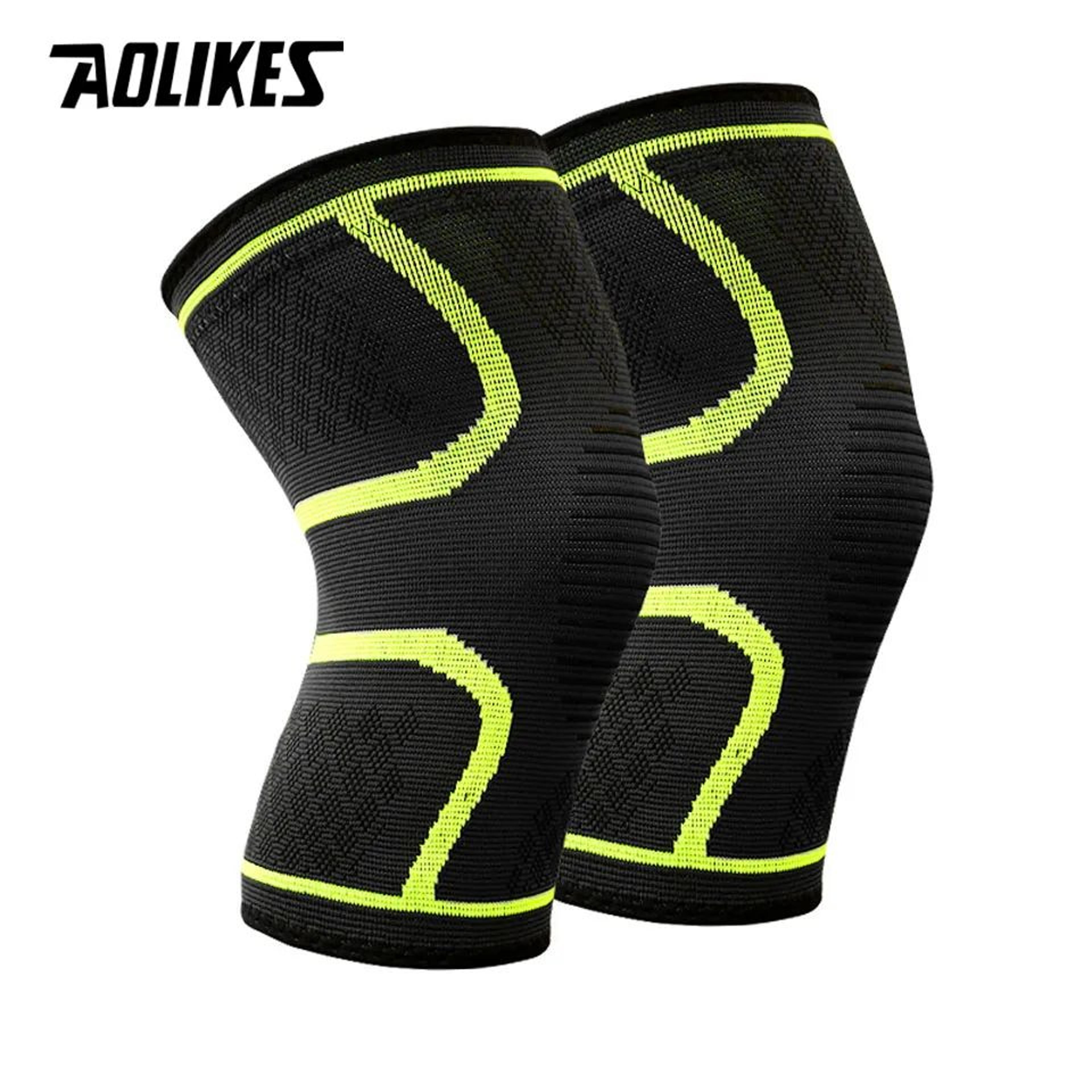 AOLIKES Knee Compression Sleeves For Men And Women 1 Pair Knee Support For Running Sports And Daily 11