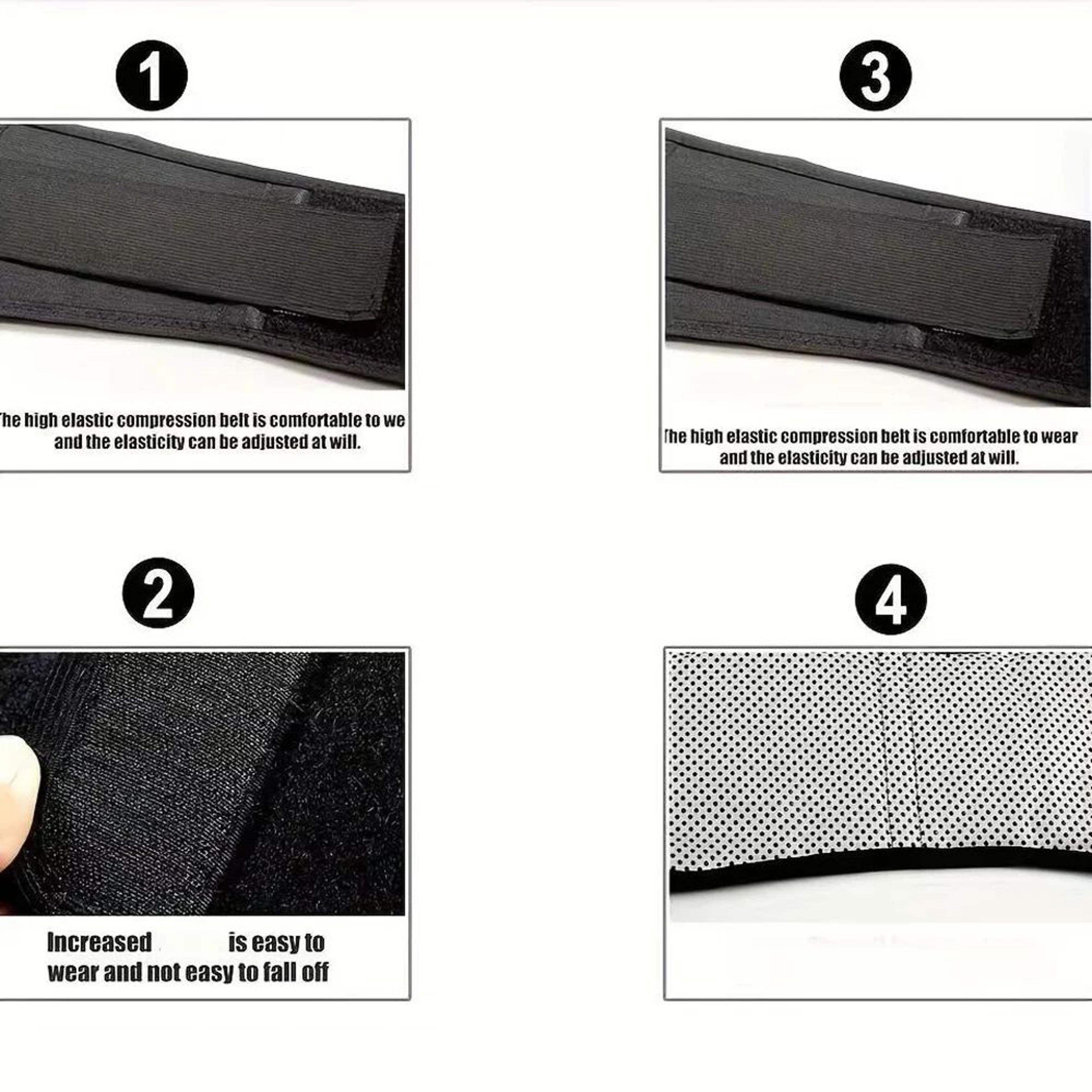 Heated Back Brace Lumbar Support Belt For Lower Back Pain Relief And Adjustable Waist Support 3
