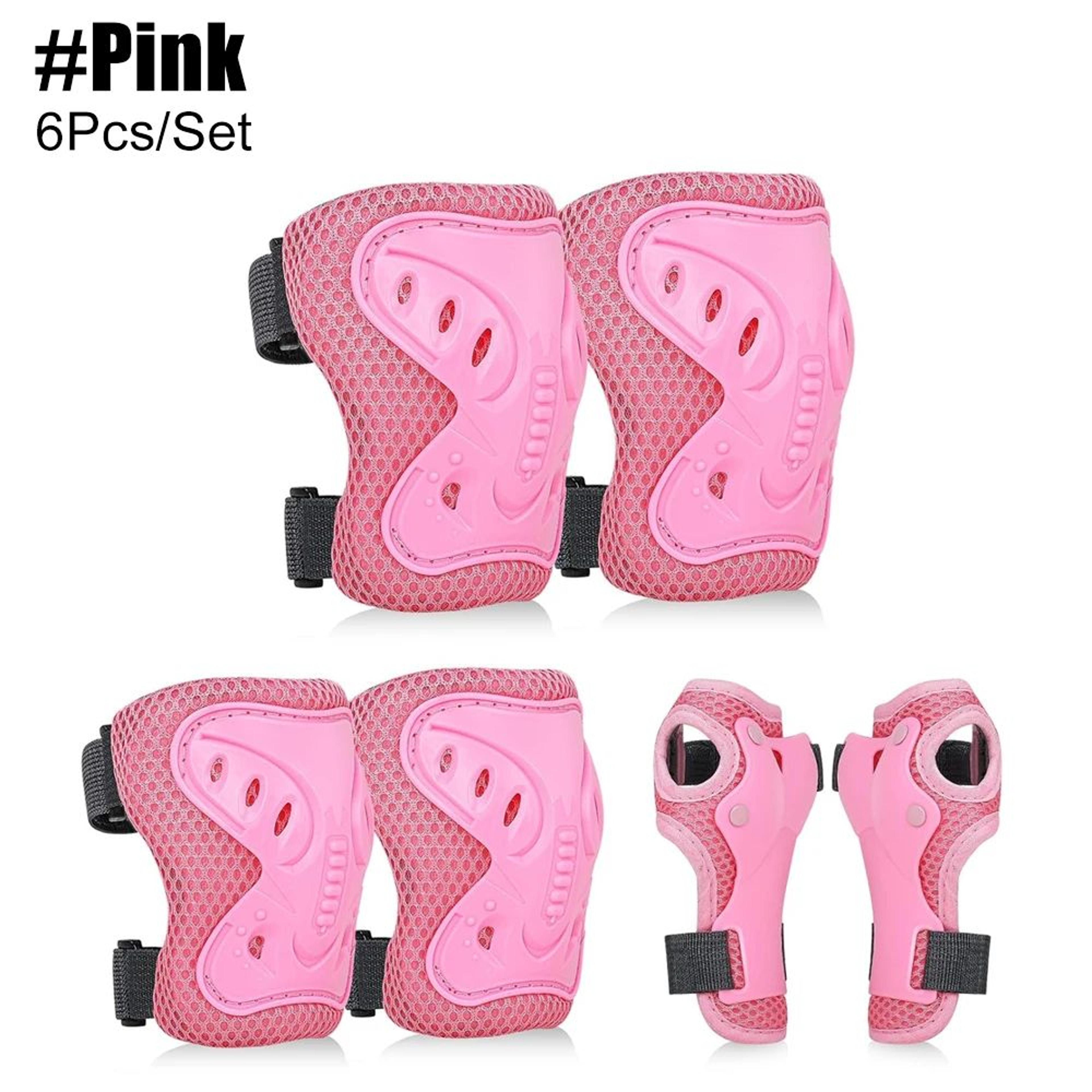 Kids Protective Gear Set With Kids Knee Pads And Elbow Pads For Cycling Skating Scooter 6PCS 6