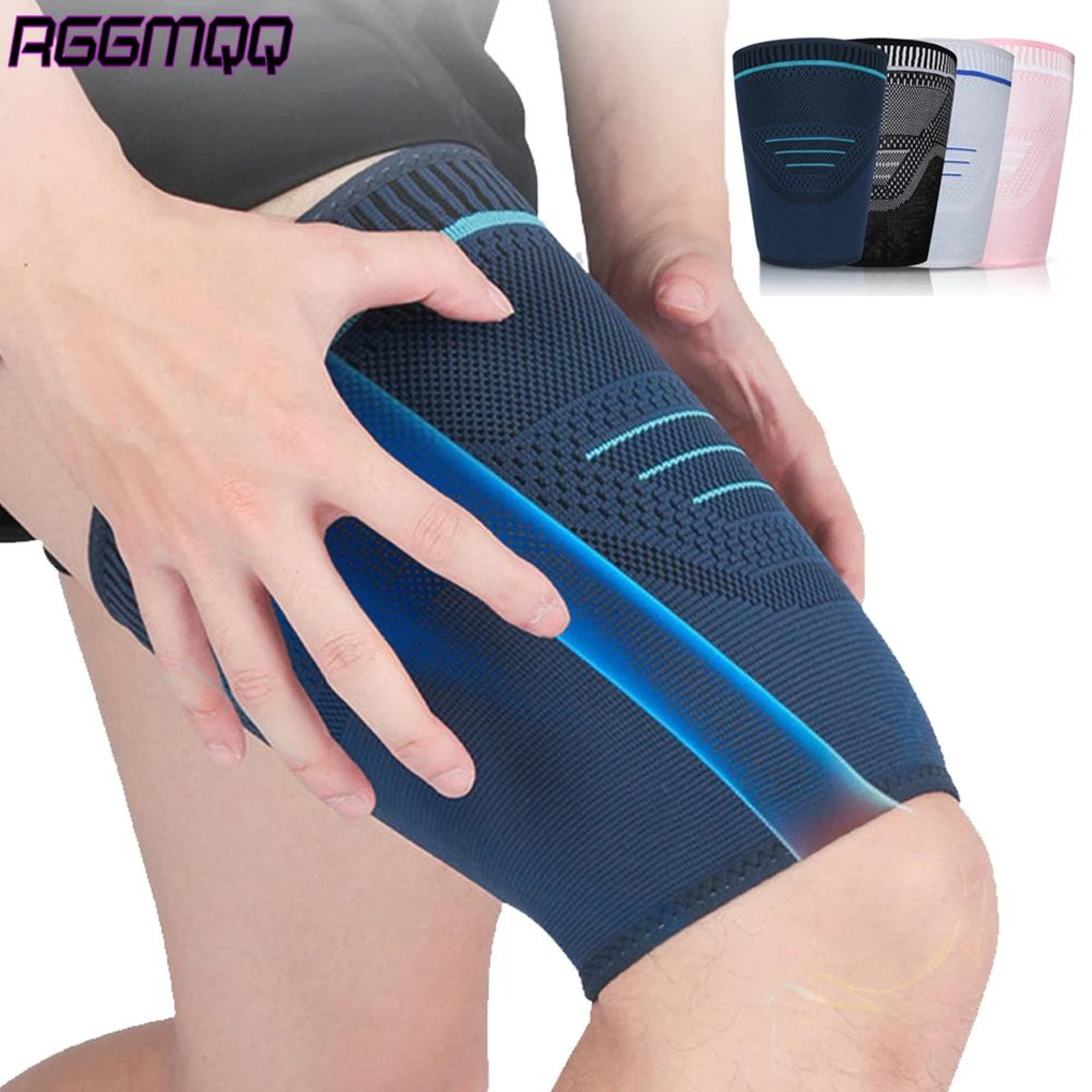 ActiveFlex Thigh Compression Sleeve For Quad And Hamstring Support Running Gym Sports Leg Brace 0