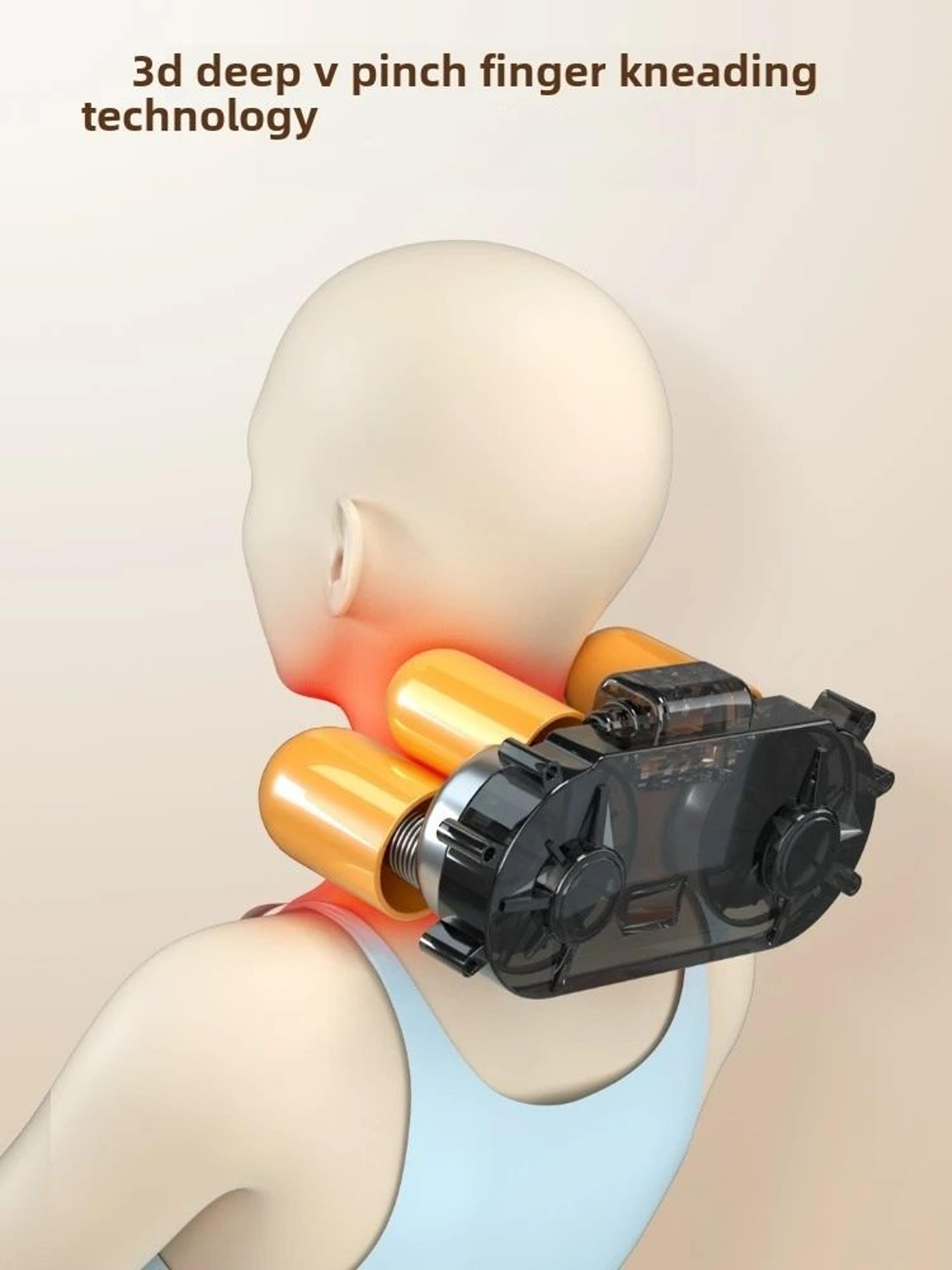 JAIYORL Shiatsu Neck Massager With Heat Deep Tissue Massage Pillow For Neck Shoulders And Back 2
