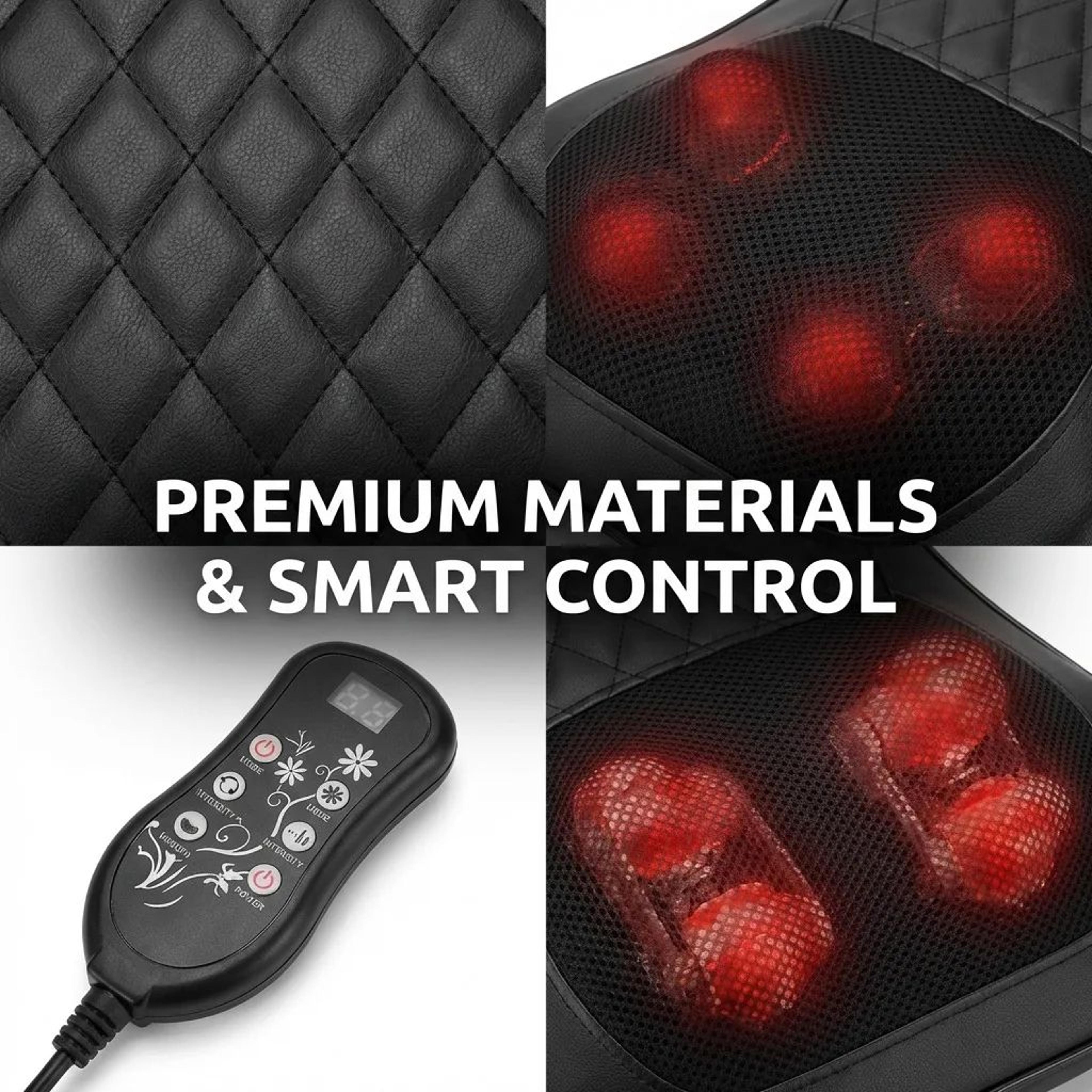 ReliefPro Heated Neck Massager Deep Kneading Massage Pillow For Neck Shoulders Back And Waist 5