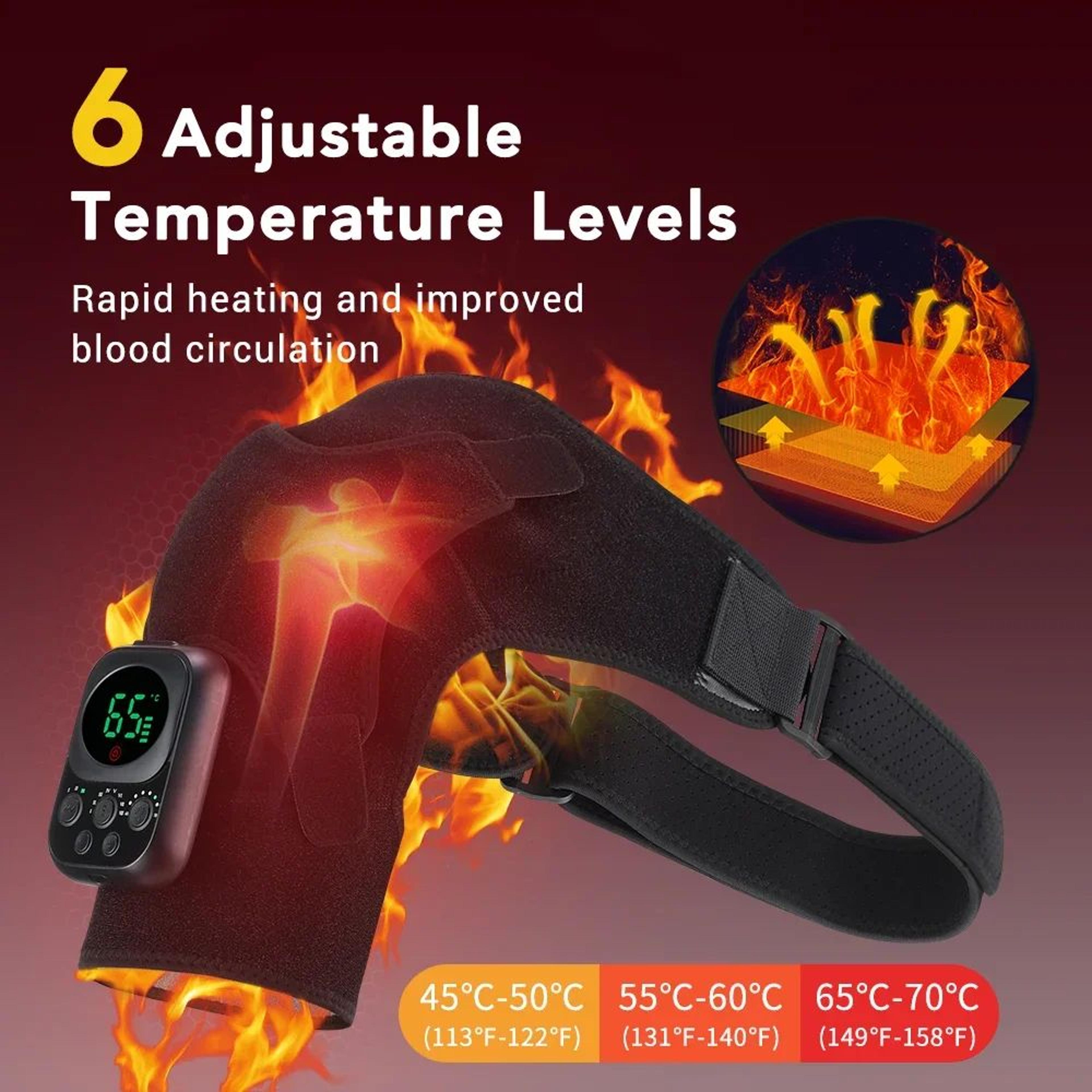 3in1 Heated Knee Massager With Vibration For Joint And Muscle Relief 4