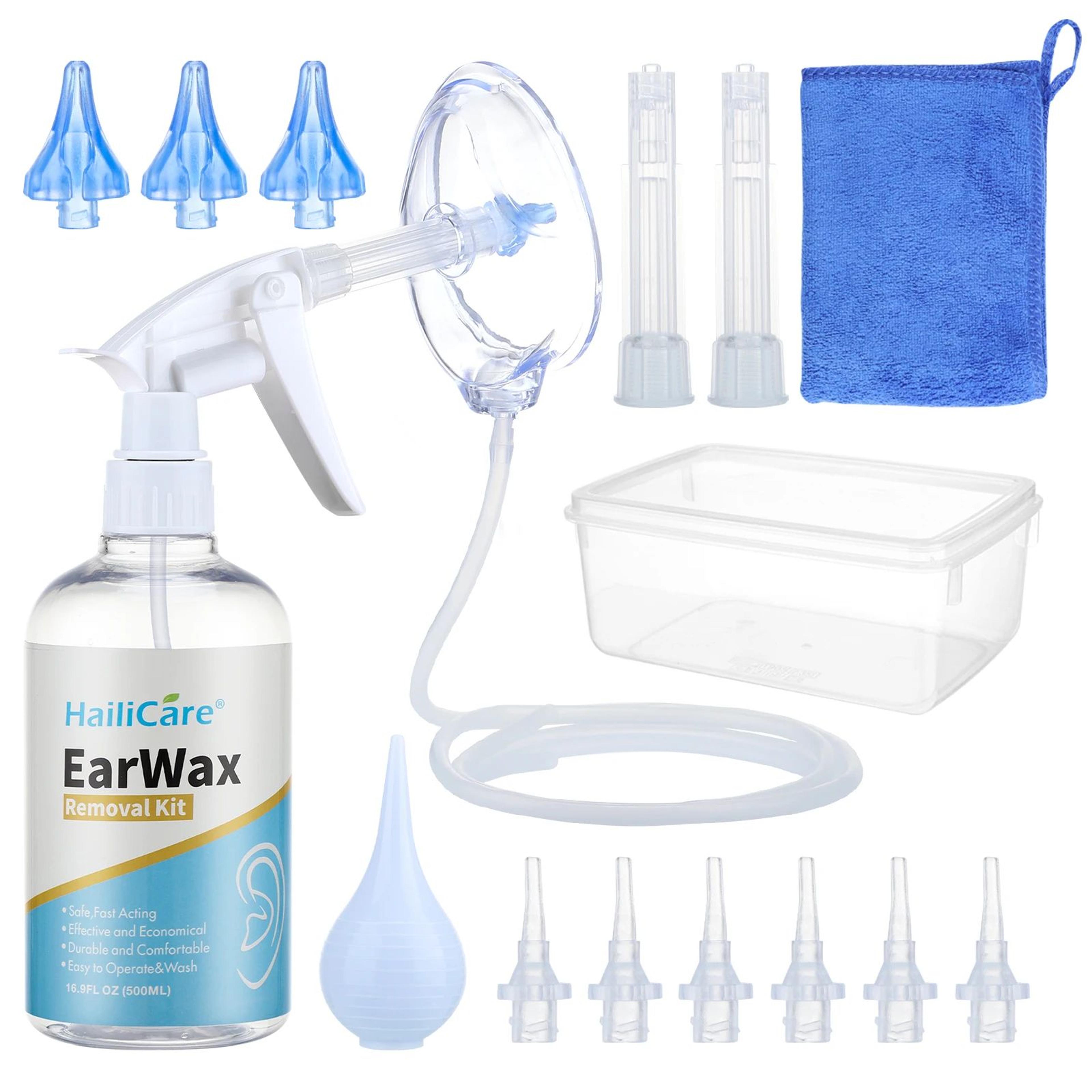 earclear manual ear irrigation kit for safe ear wax removal