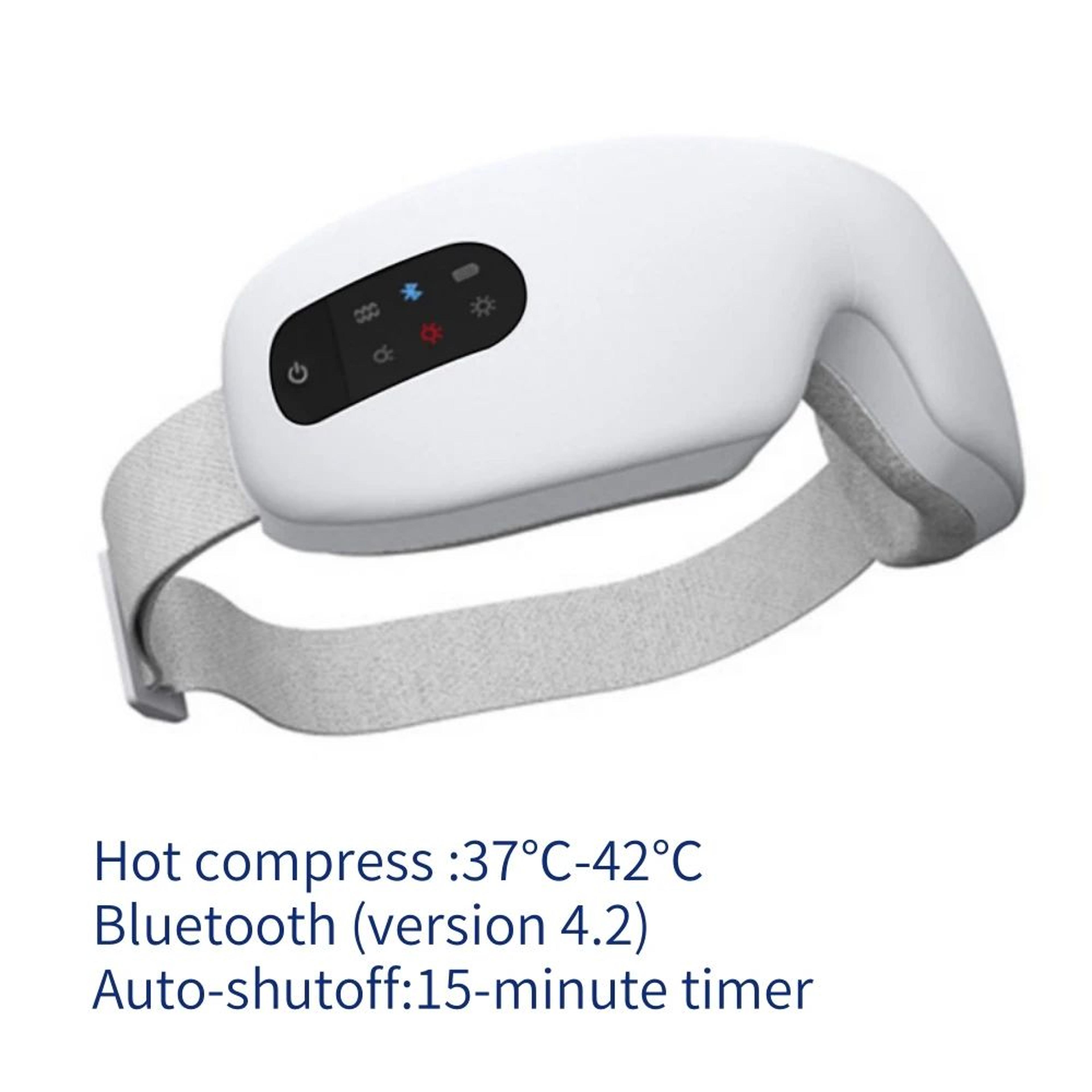 Smart Heated Eye Massager With Vibration Bluetooth Music  Relaxing Eye Mask For Sleep And Stress Re 6