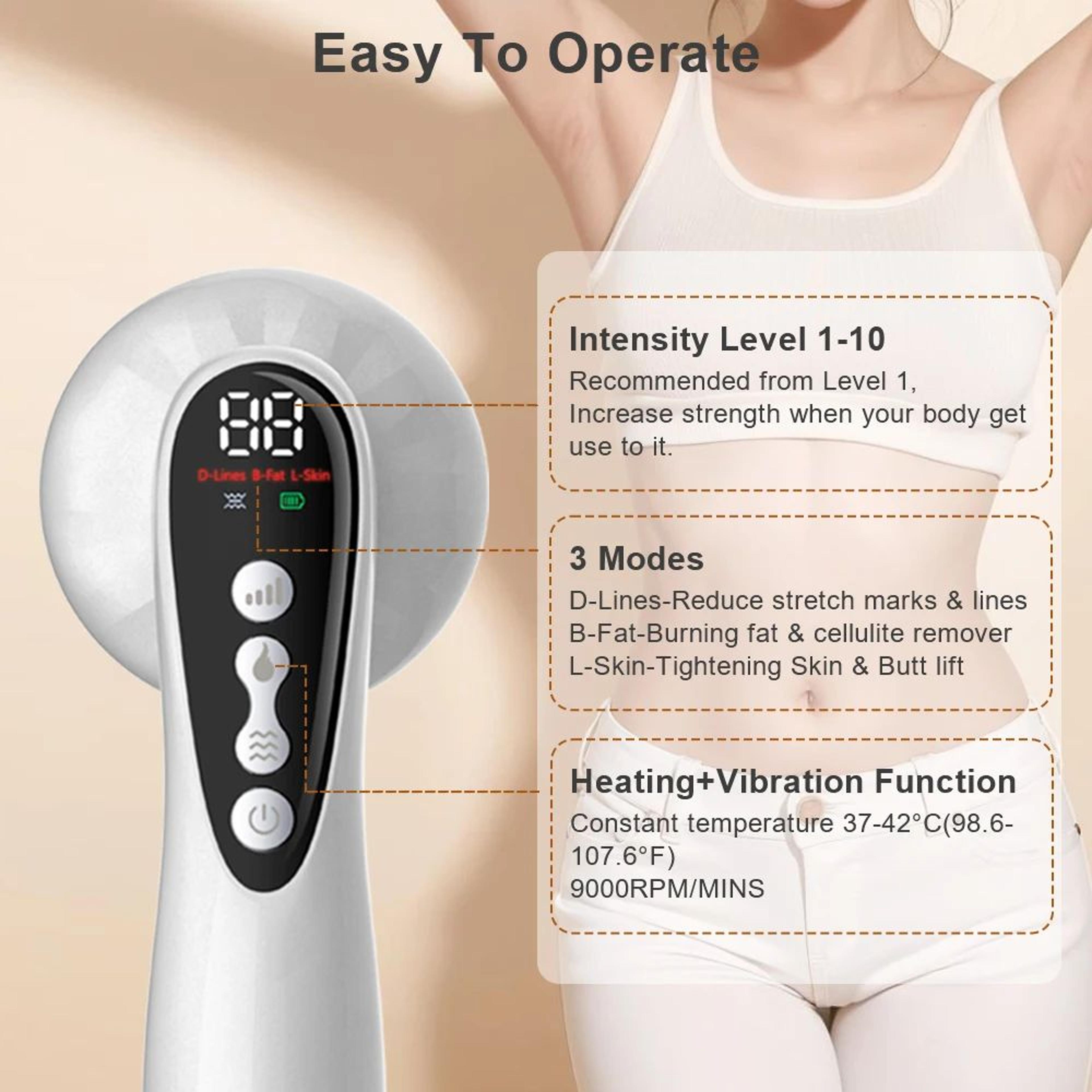 SculptEase Body Sculpting Machine Handheld Cellulite Massager For Belly Waist Arms And Legs 3