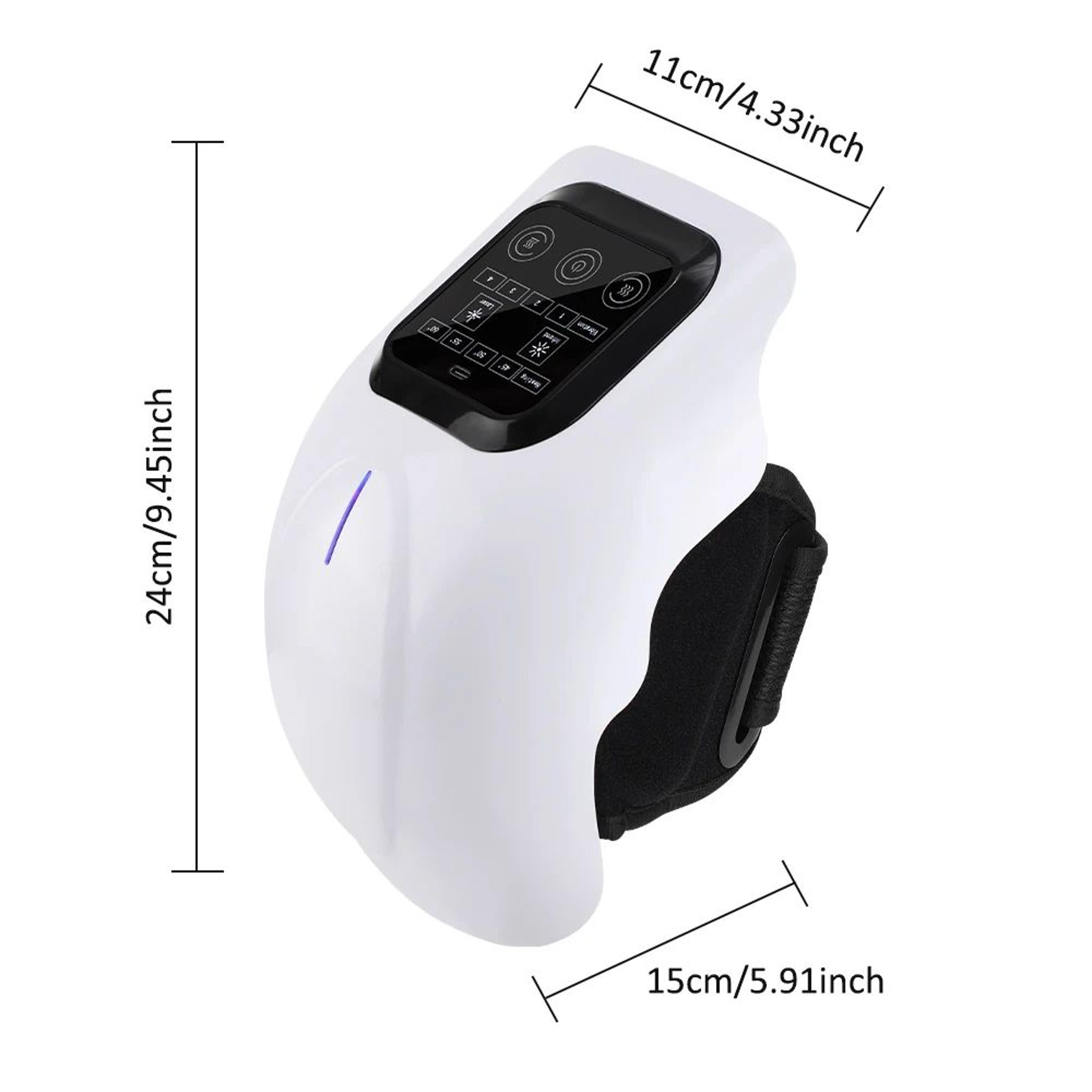 ThermaFlex Cordless Knee Massager With Heat  Vibration  Heated Knee Brace For Knee Elbow  Shoulder  6