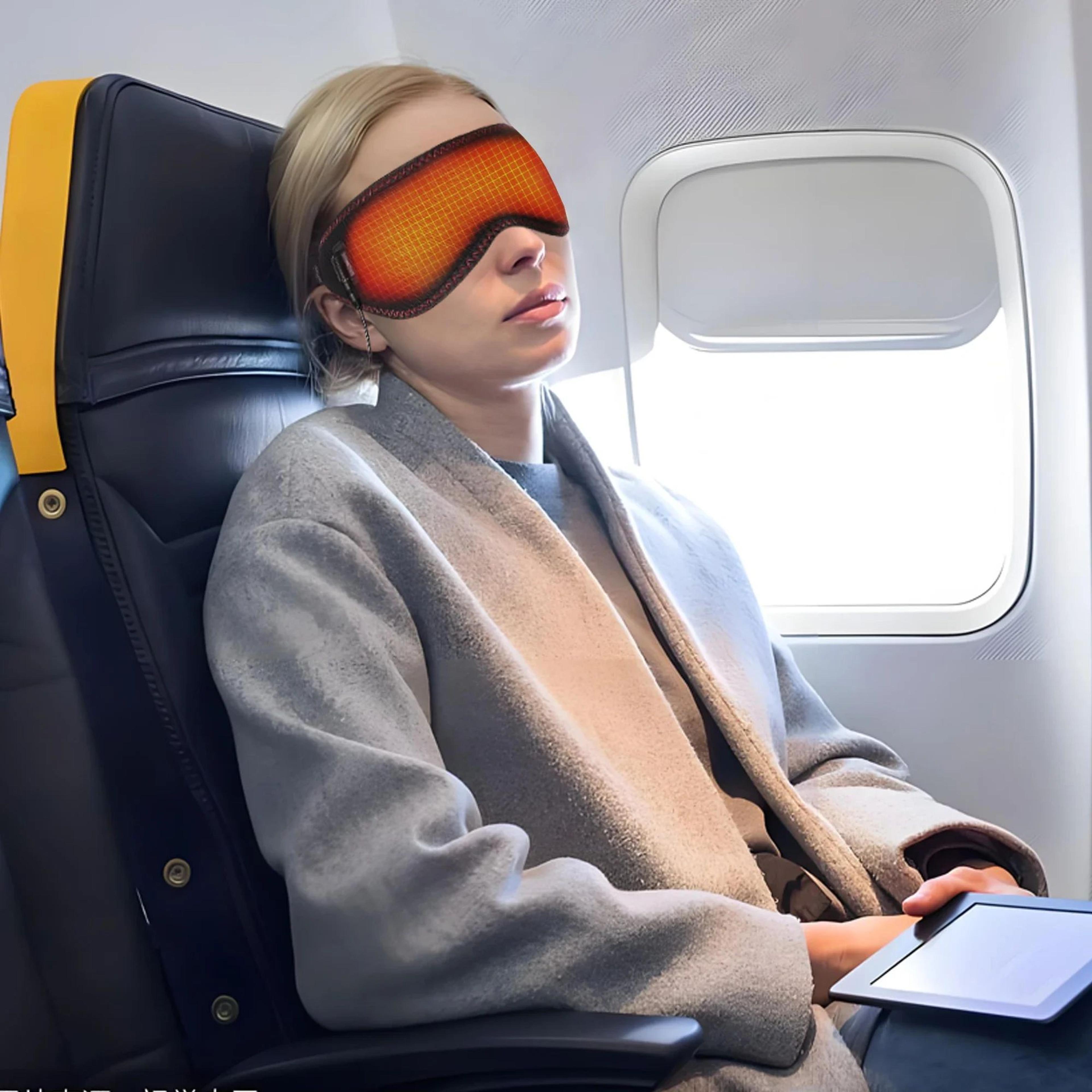 CozyWarm Heated Eye Mask For Dry Eye Relief USB Warm Eye Compress Sleep Eye Mask 1