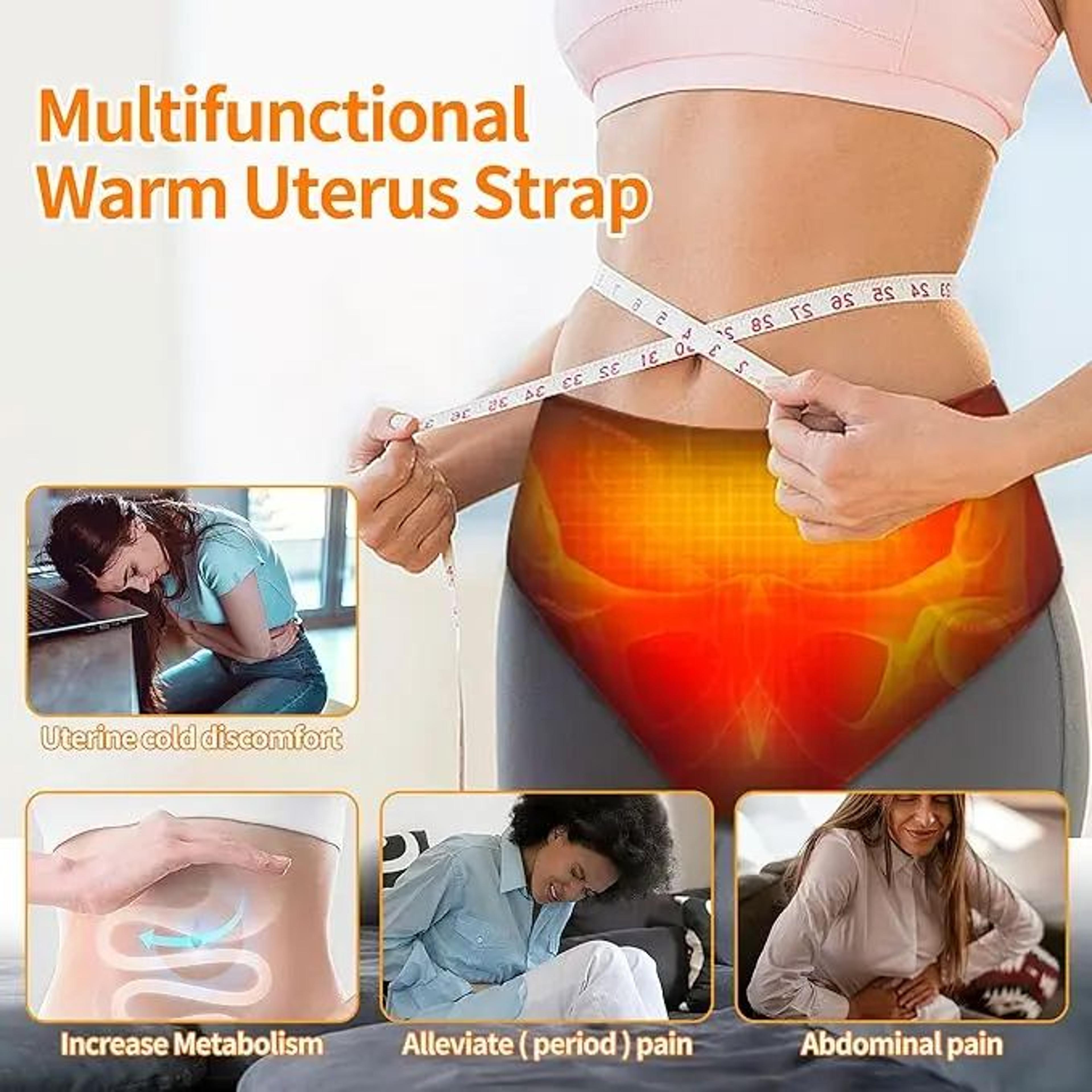 LunaHeat Menstrual Heating Pad With Vibration Massager For Period Cramp Relief 5