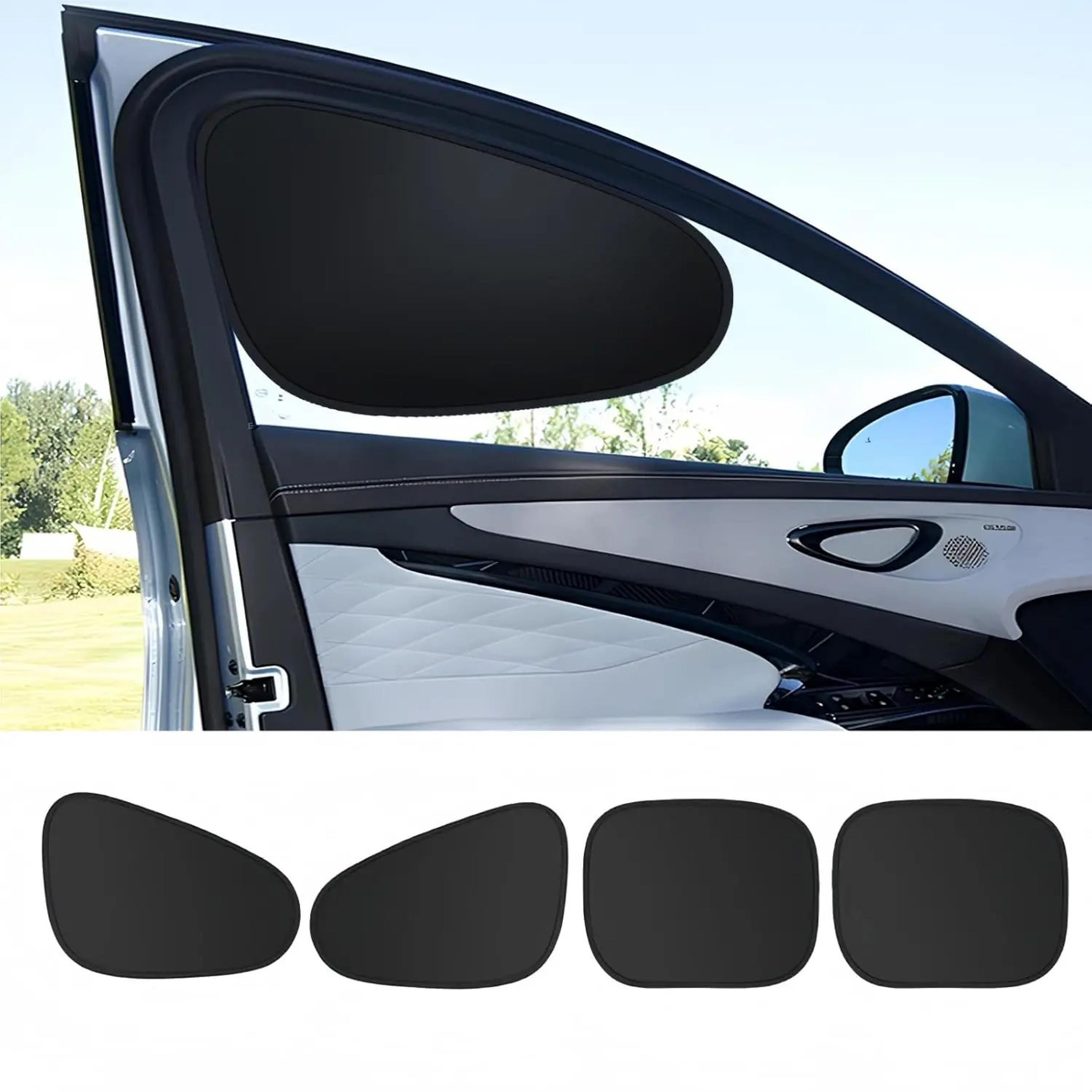 Electrostatic Car Window Sun Shade 4Layer UV Blocking AntiGlare Side Window Visor 0