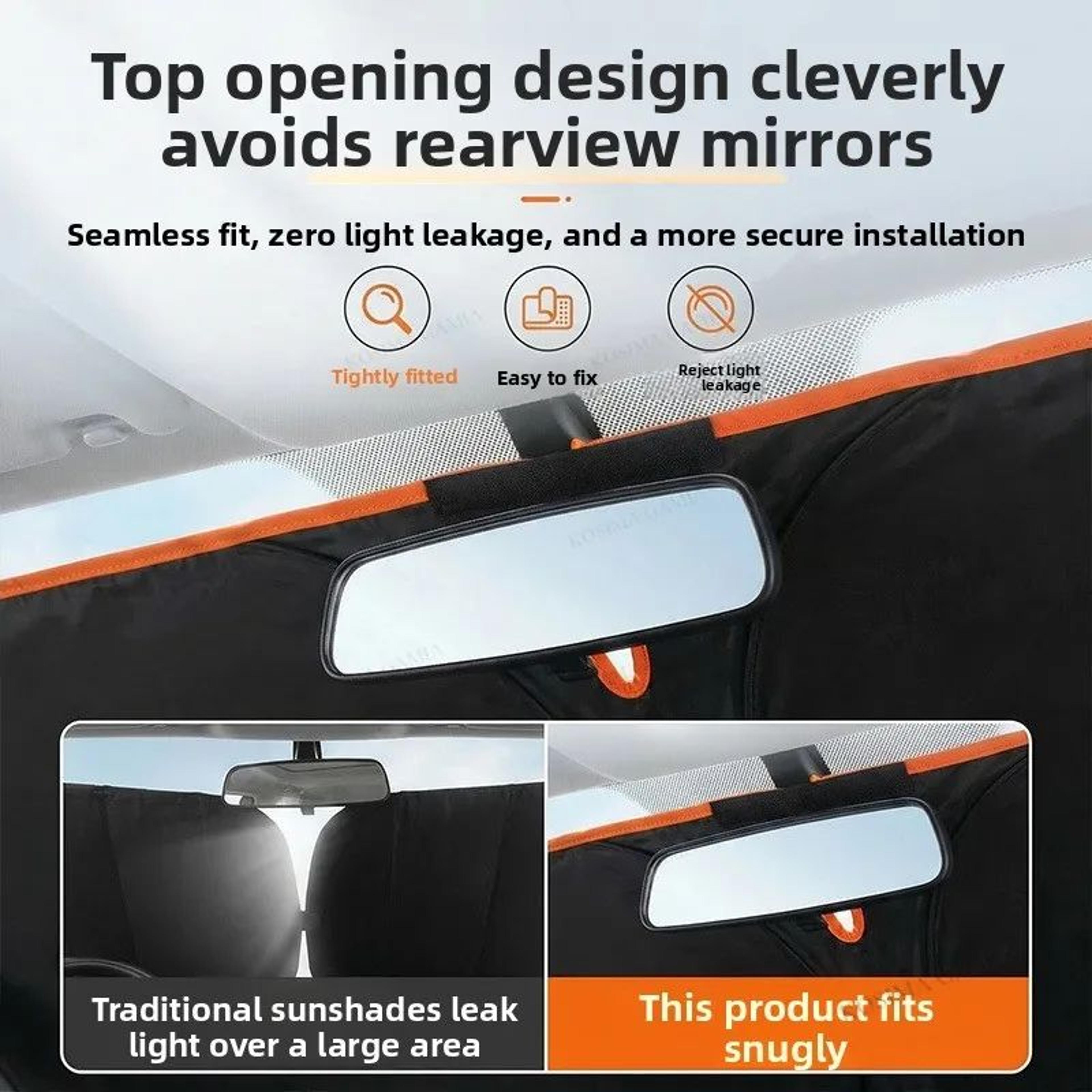 Universal Car Windshield Sun Shade Foldable Windshield Sun Visor UV Protection Sunshade Cover 5