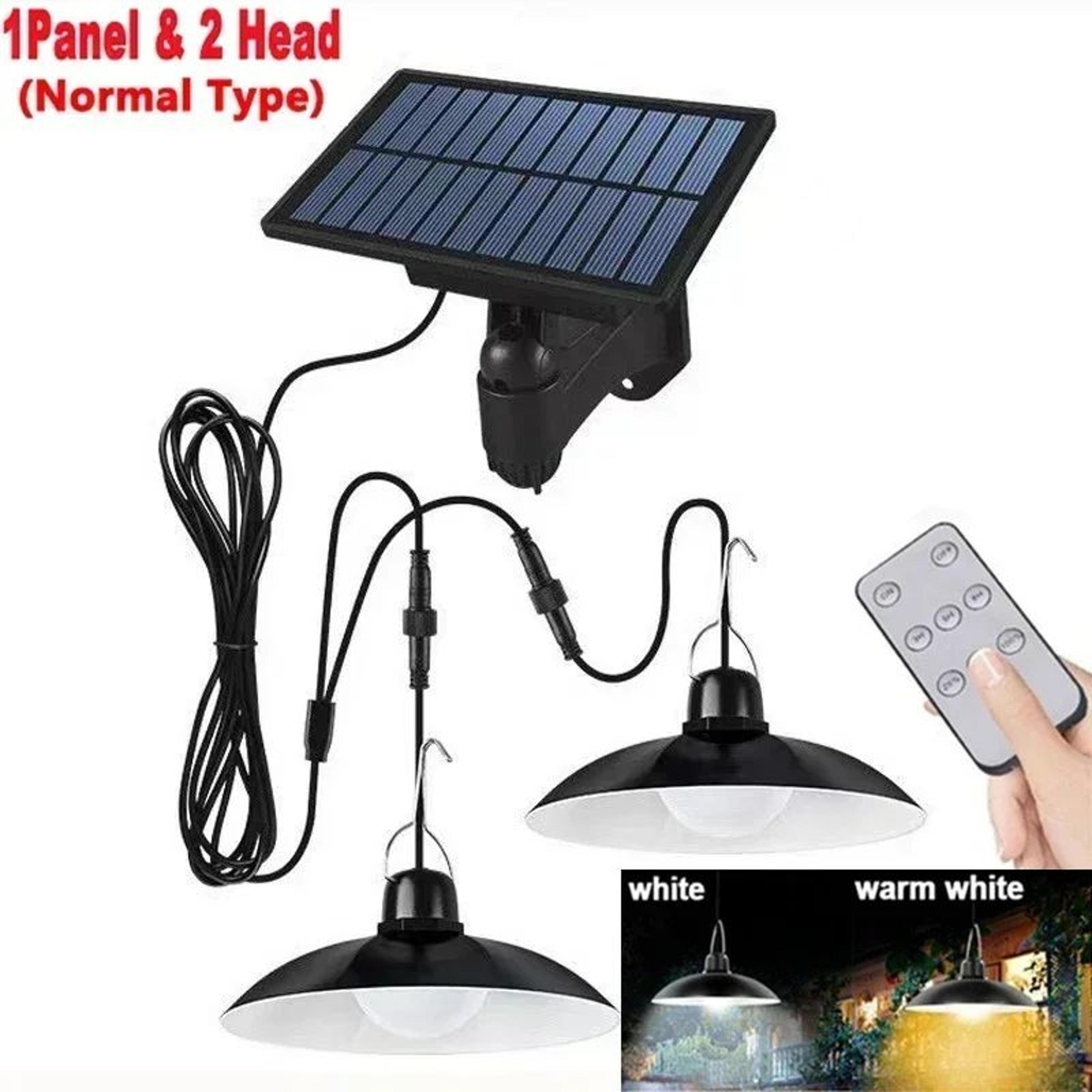 Solar Pendant Light With Remote Control IP65 Waterproof Outdoor Solar Light For Camping Garden Shed 7