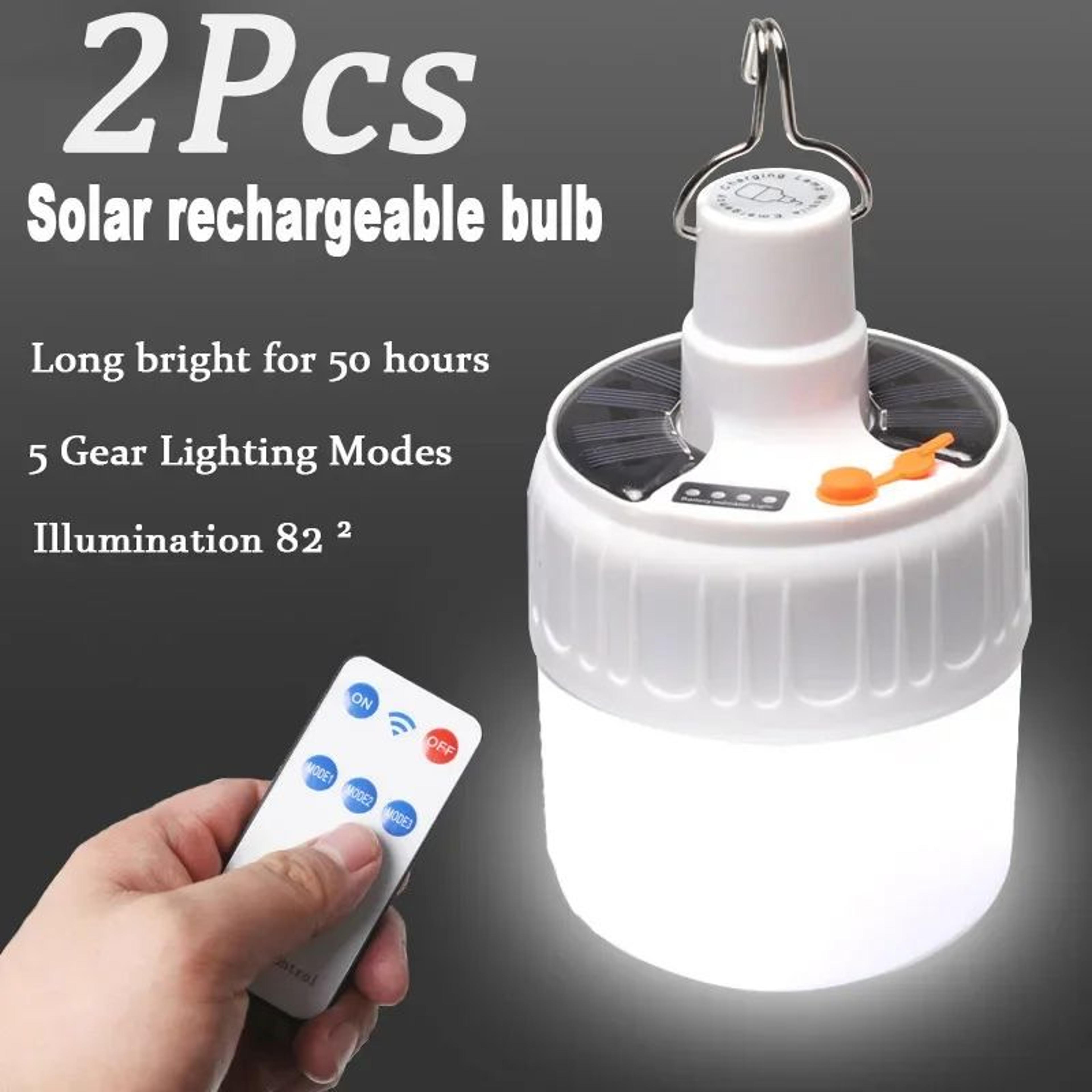 Solar Camping Light LED Camping Lantern With Hanging Hook For Camping Hiking Emergency 1Pc 2Pcs 0