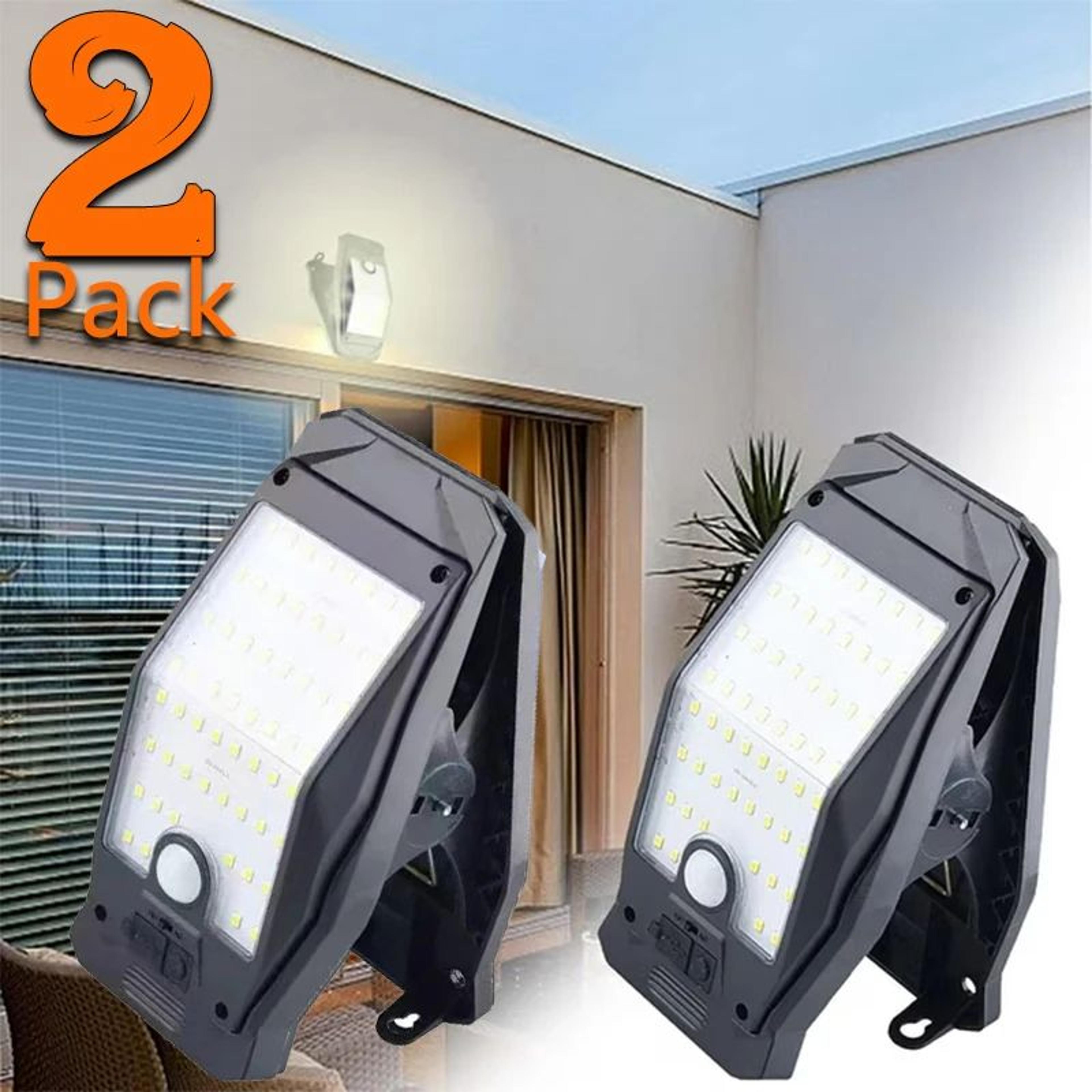 Solar Motion Sensor Fence Light ClipOn Waterproof Outdoor Security Lamp 0