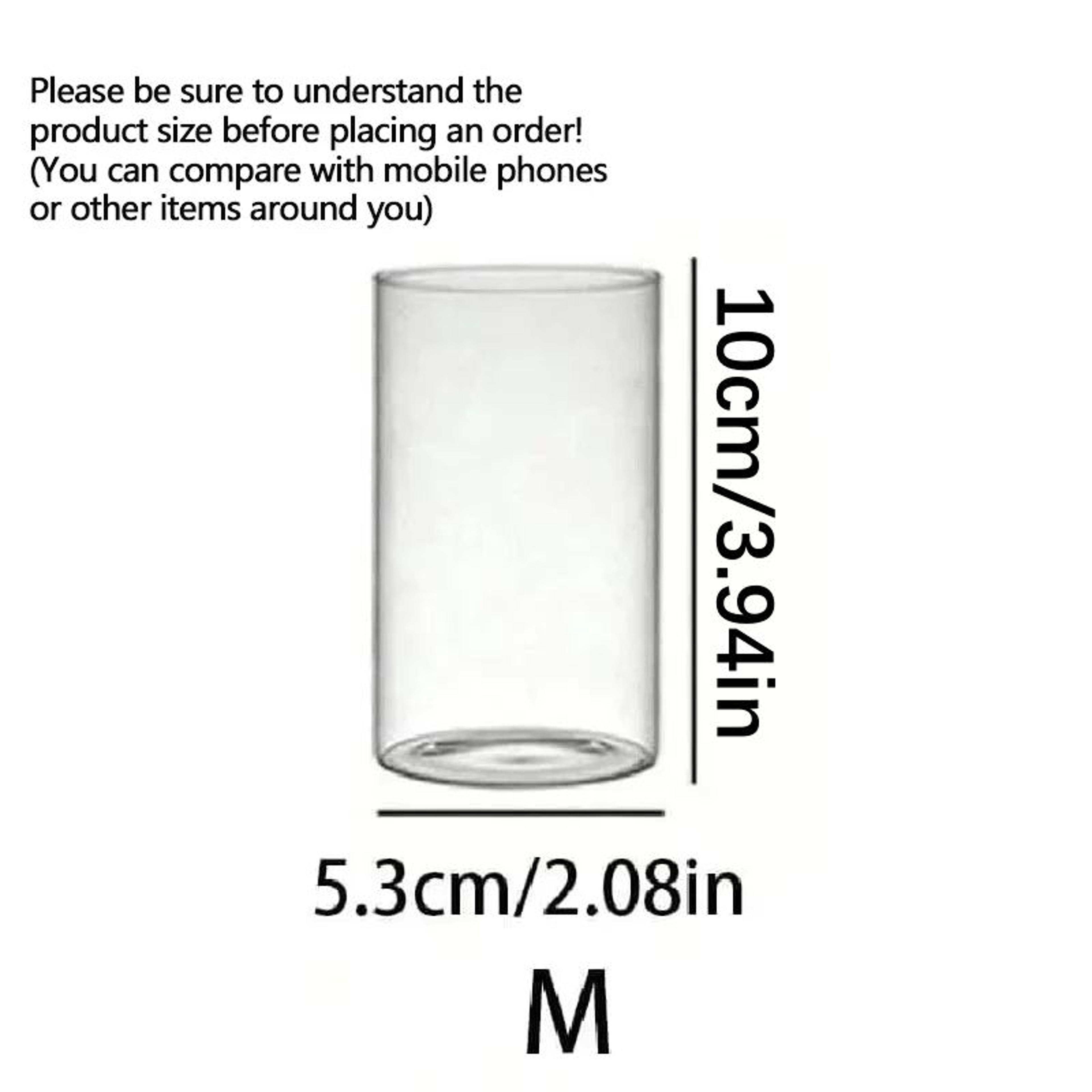 Clear Borosilicate Glass Candle Holder Cylinder Vase For Pillar Candles Wedding Centerpieces 7
