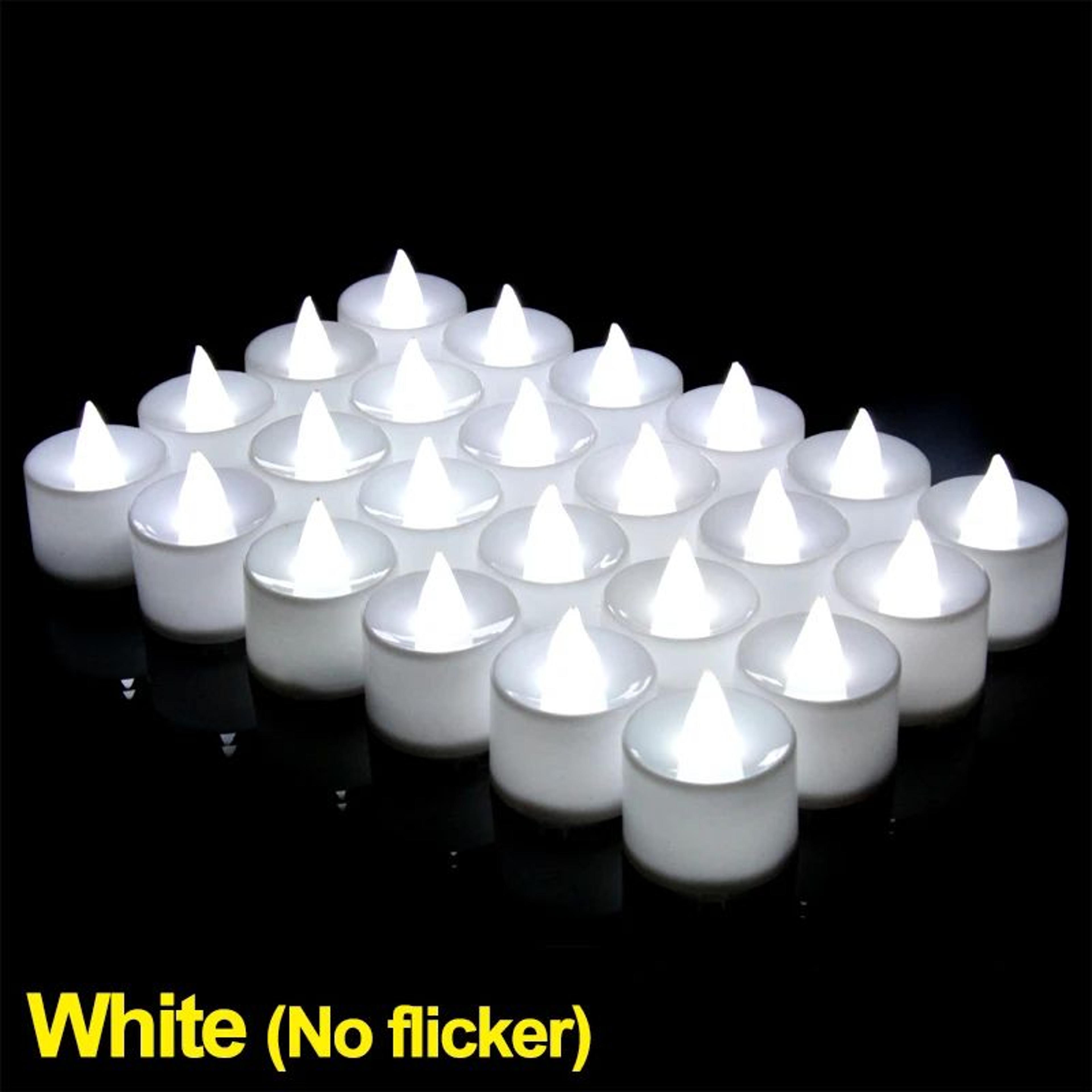 Battery Operated Flameless LED Tea Lights For Wedding Party And Home Decor 2 Or 12 Pieces 8
