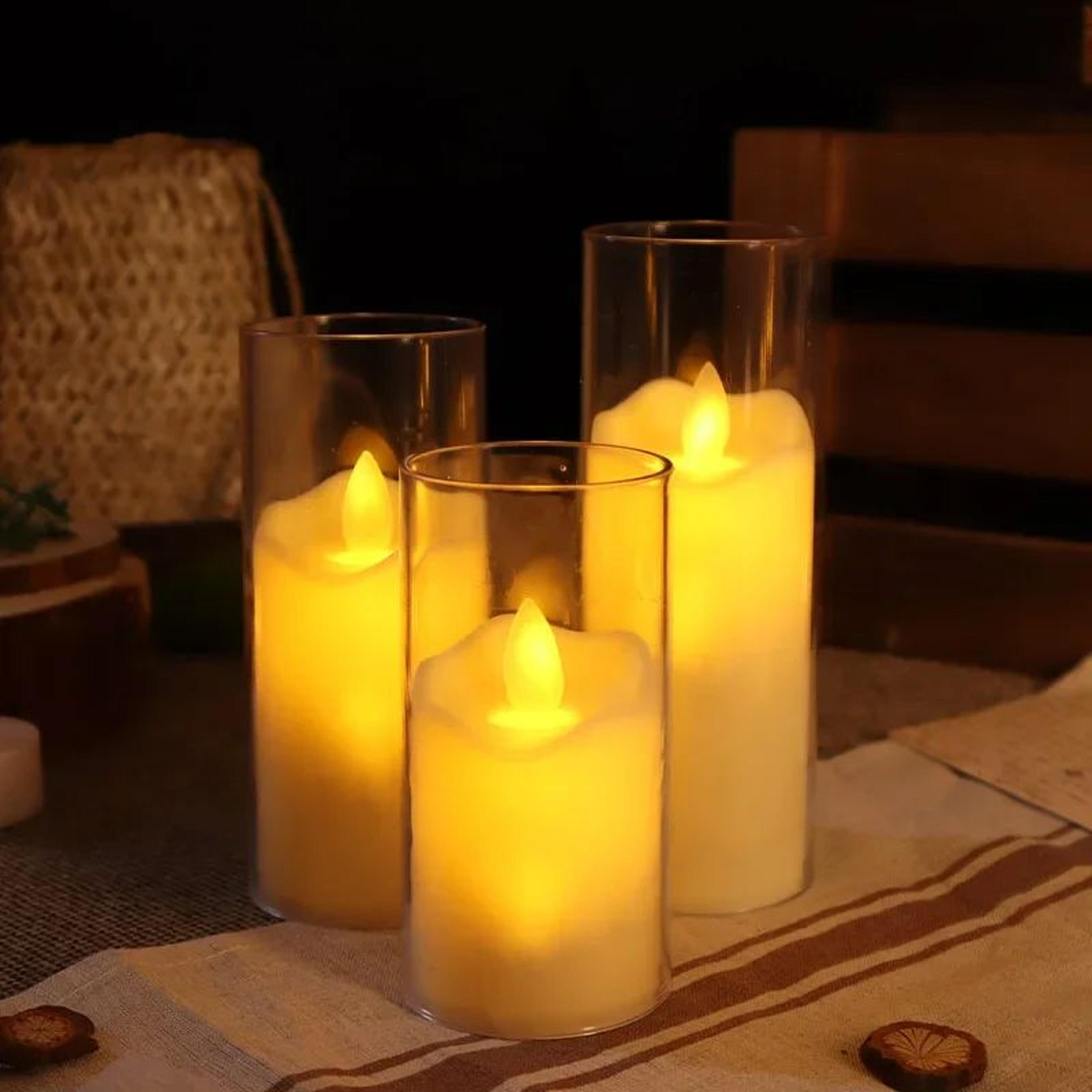 6Piece Flameless LED Candles Battery Operated Flickering Tea Lights For Wedding And Home Decor 4