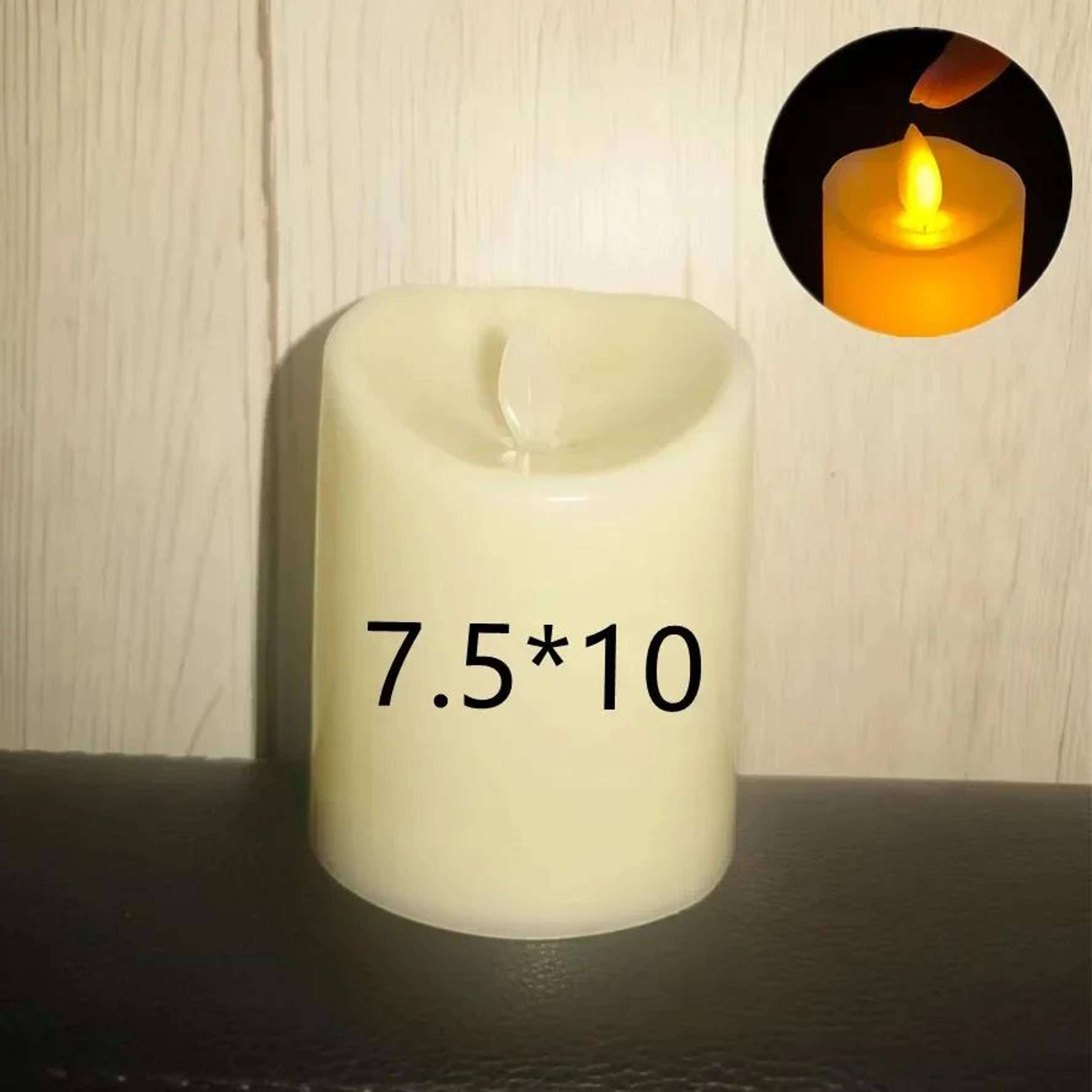 Lifelike LED Flameless Candle With Swinging Flickering Flame Battery Operated Decorative Light 6