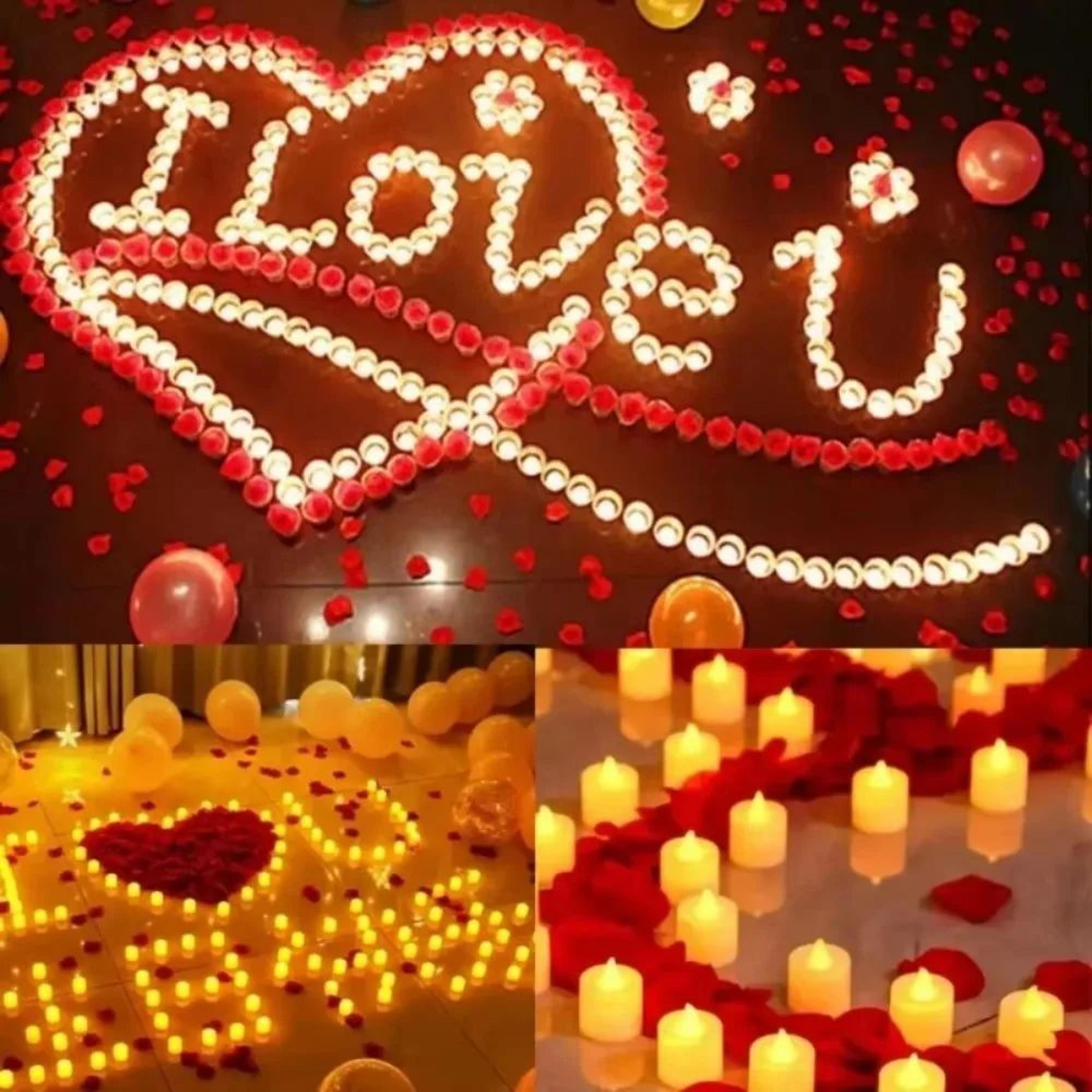 24PCS Flameless LED Tea Lights Battery Powered Flickering LED Candles For Wedding Party Home Decor 5