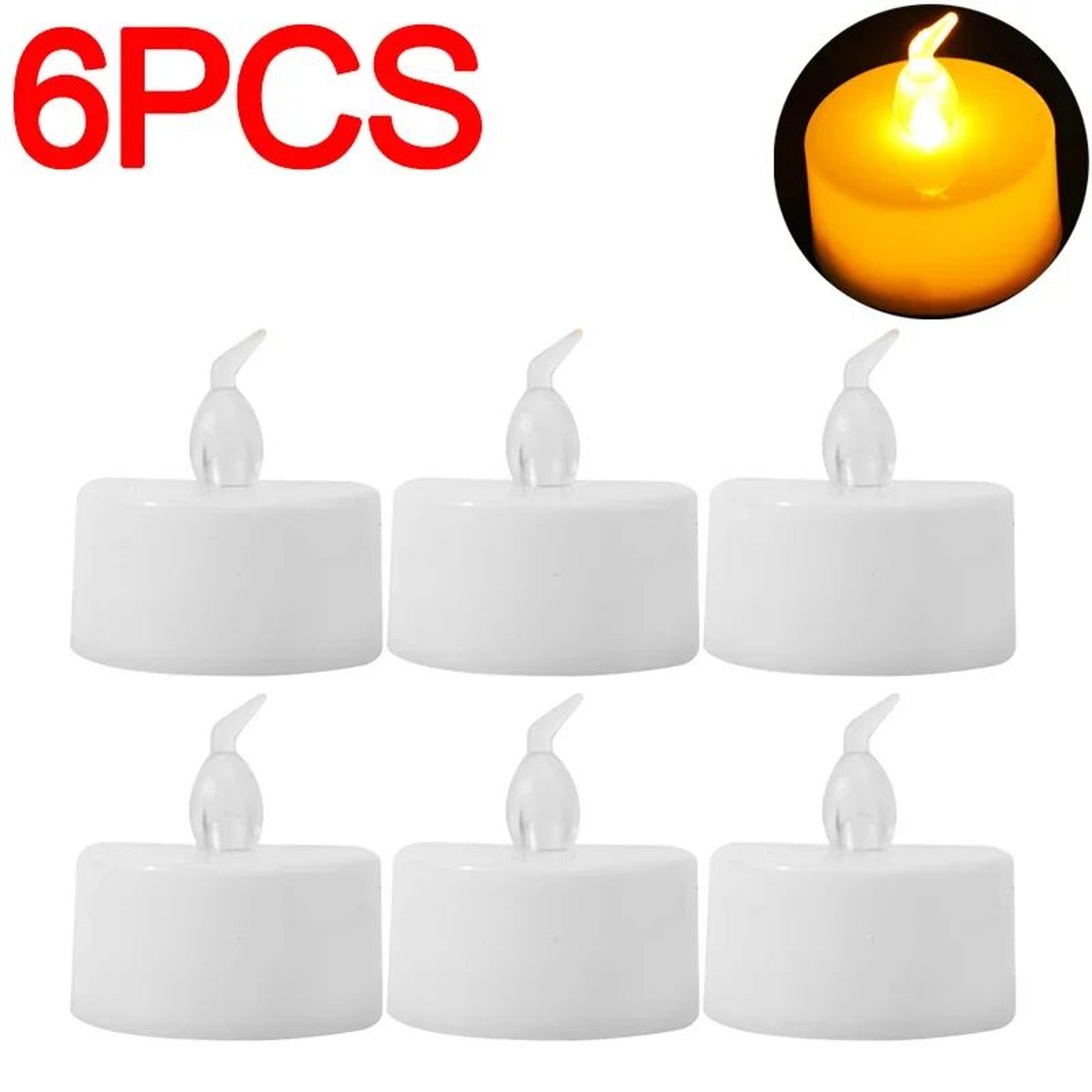 24PCS Flameless LED Tea Lights Battery Powered Flickering LED Candles For Wedding Party Home Decor 6