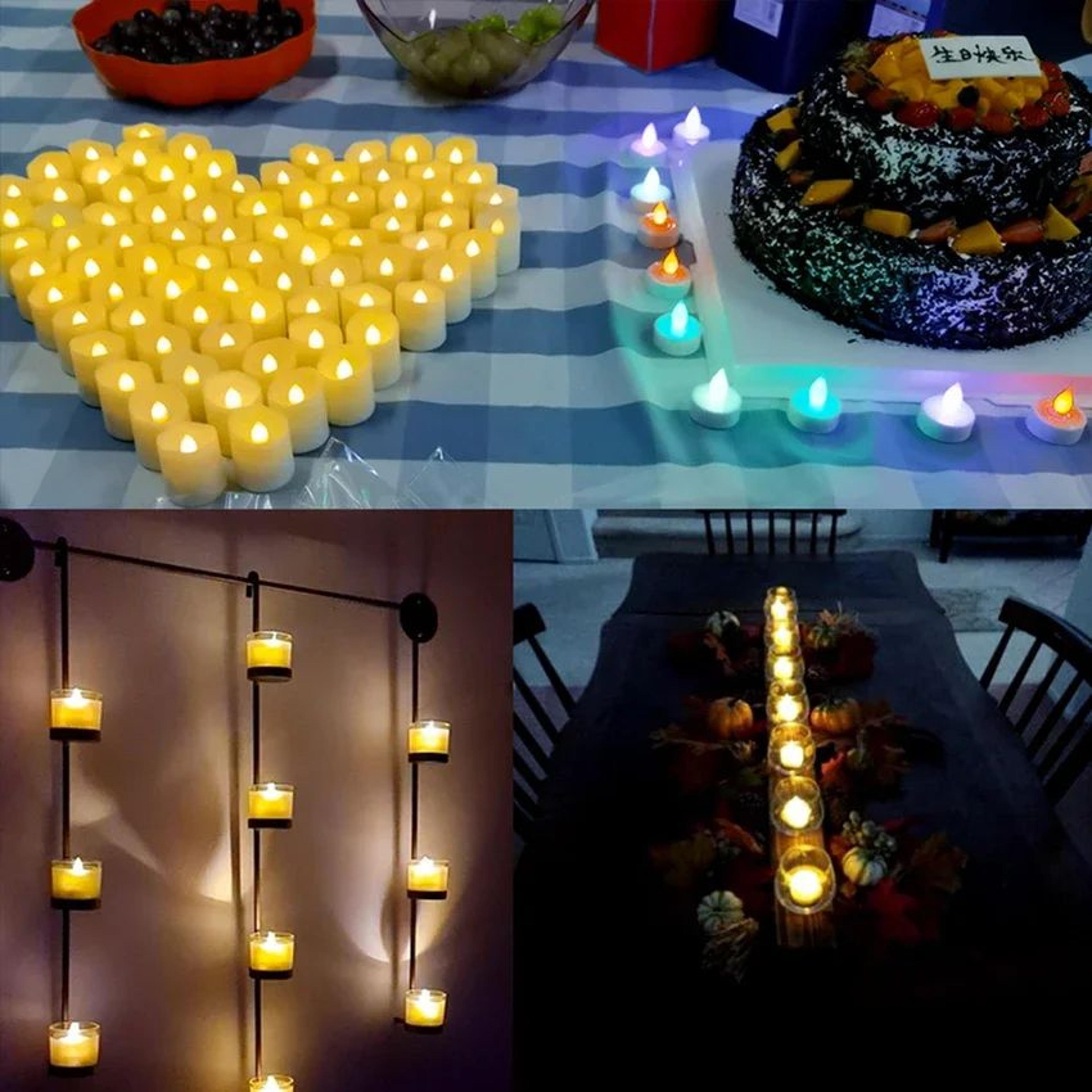 Rechargeable LED Tea Lights With Remote And Timer Flameless Candles For Home Wedding Holiday Decor 5