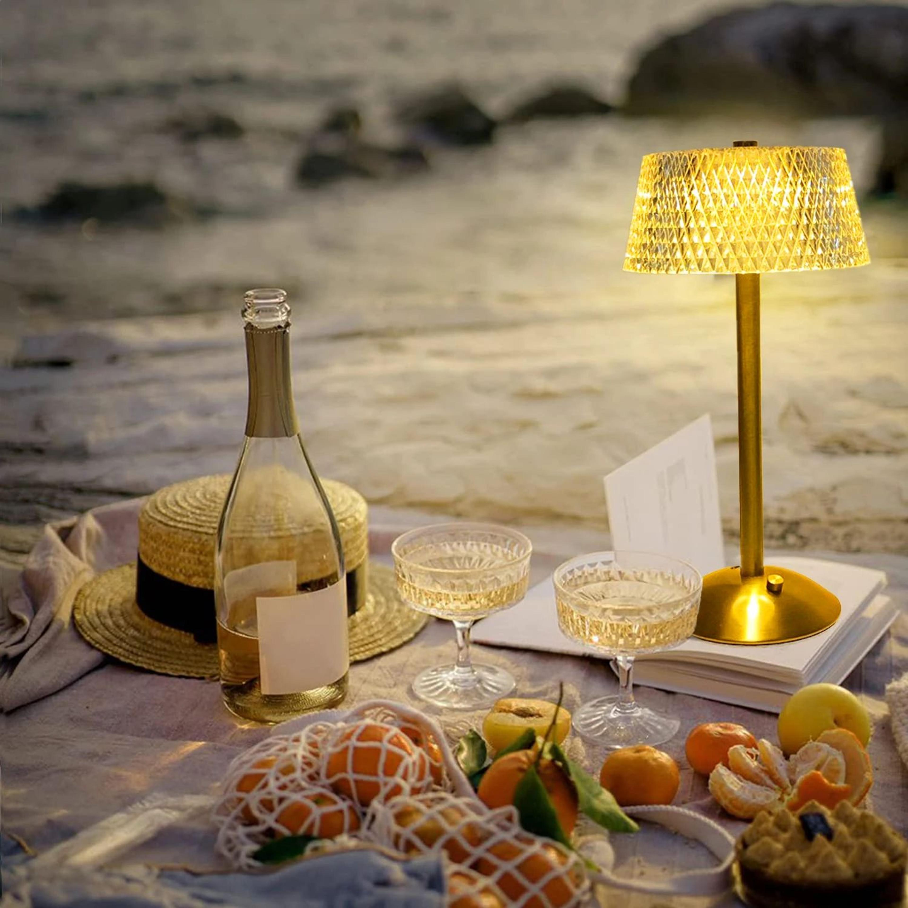 Cordless Rechargeable LED Table Lamp With Touch Dimming For Bedroom  Home Decor 1