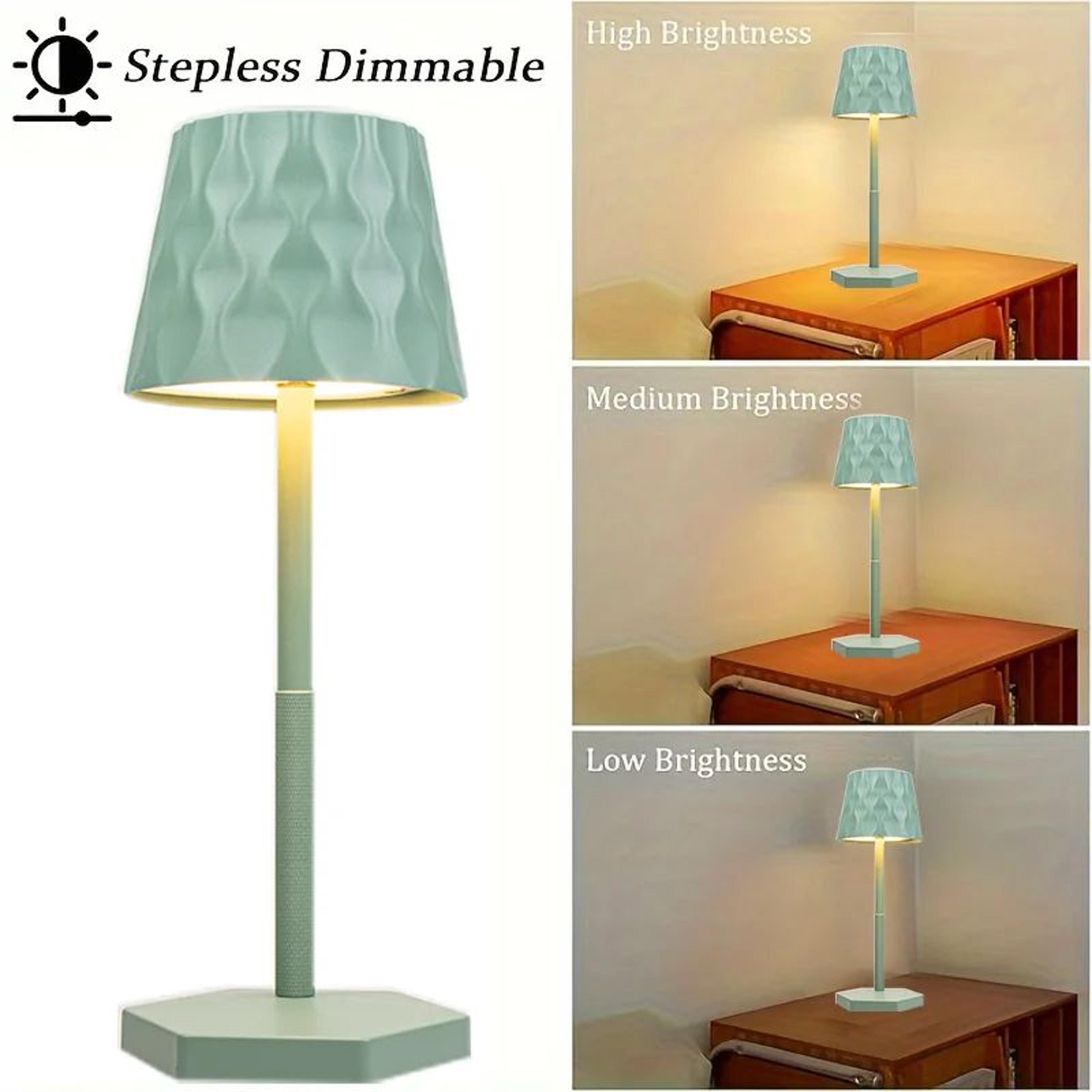 Aurora Ripple Cordless Table Lamp  Rechargeable LED Touch Control Modern Bedside Lamp 11