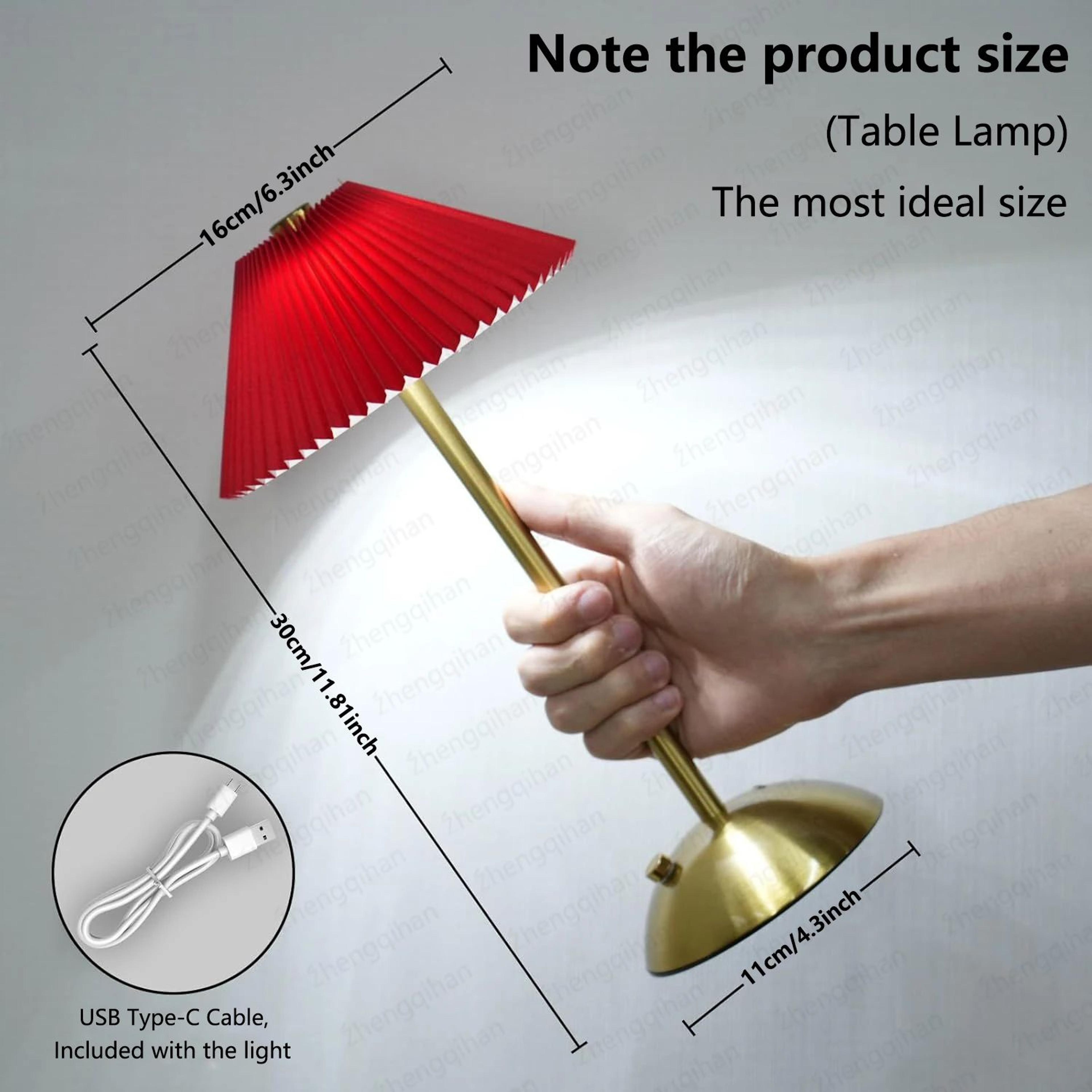 Rechargeable Table Lamp With Touch Sensor  Wireless LED Bedside  Reading Light 4