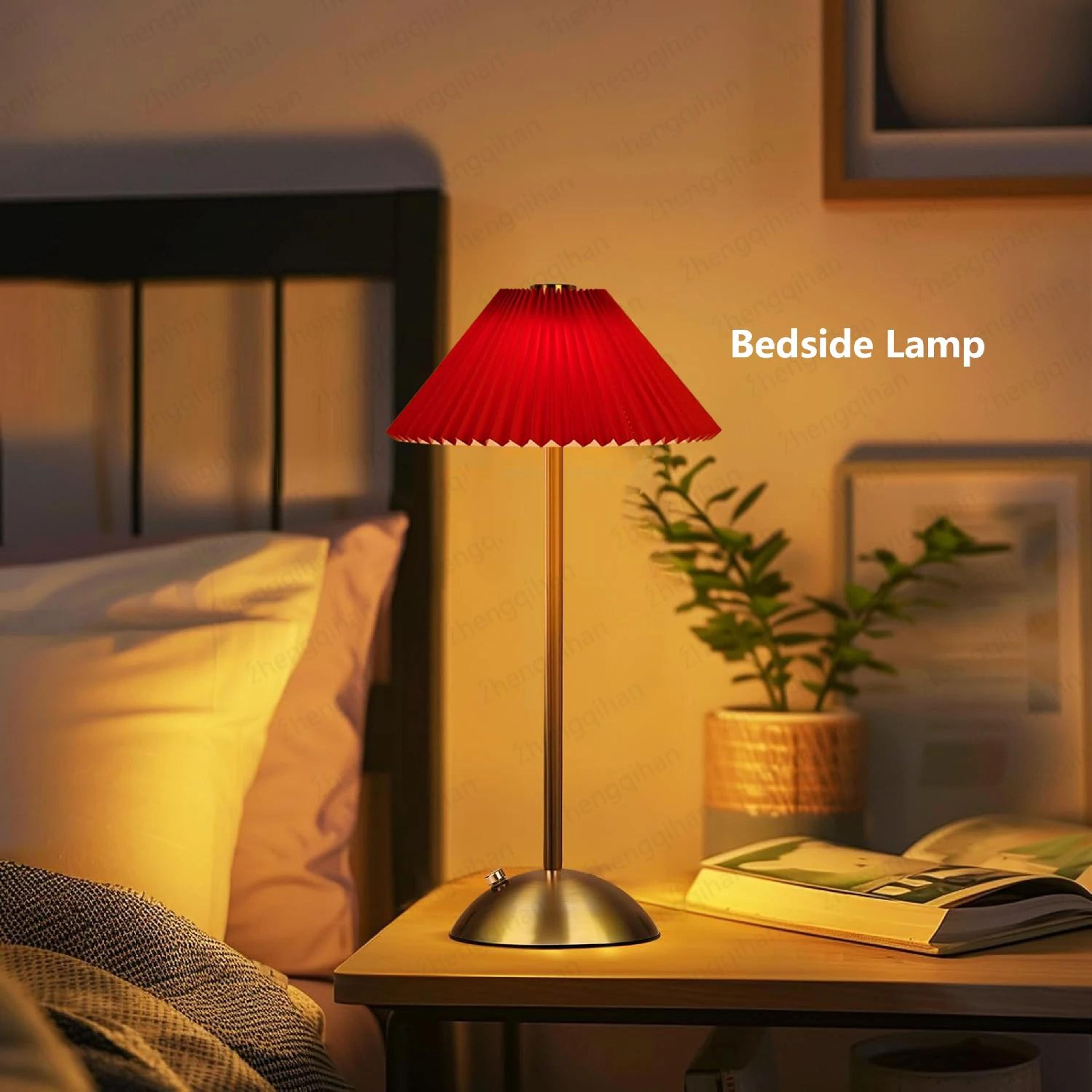 Rechargeable Table Lamp With Touch Sensor  Wireless LED Bedside  Reading Light 5