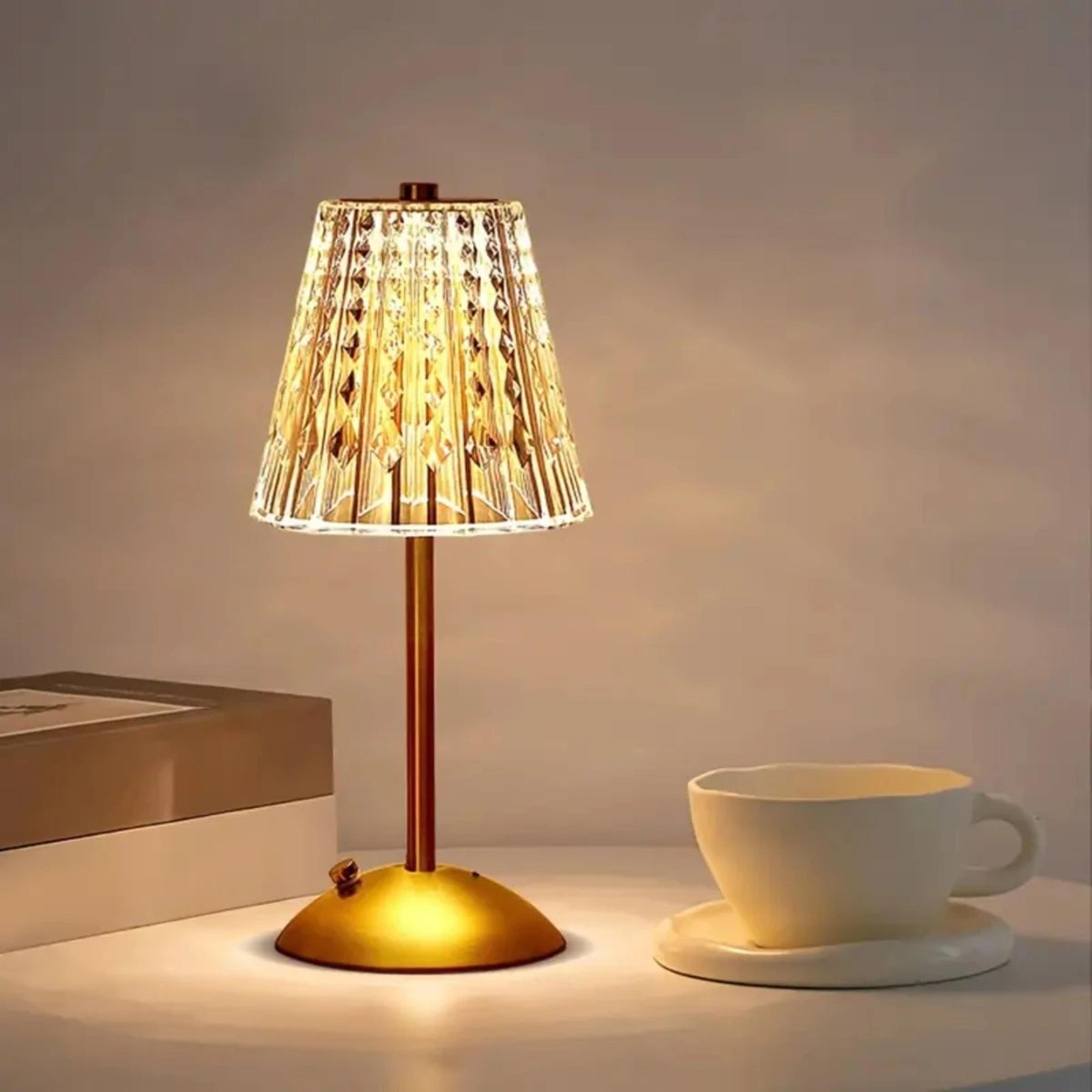 LumiTouch Rechargeable Table Lamp  LED Touch Lamp With Dimmable Cordless Bedside Light 8