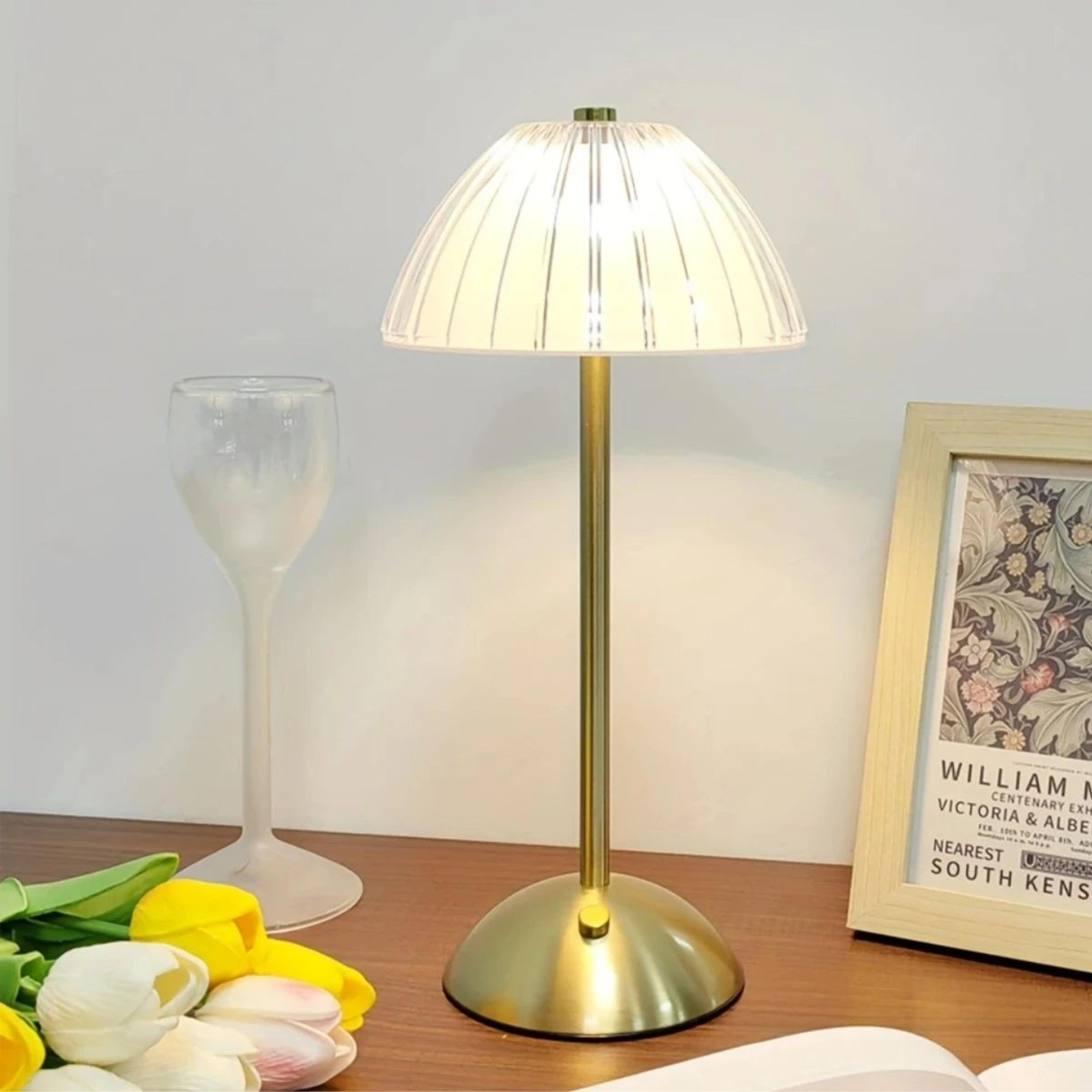 LumiTouch Rechargeable Table Lamp  LED Touch Lamp With Dimmable Cordless Bedside Light 9