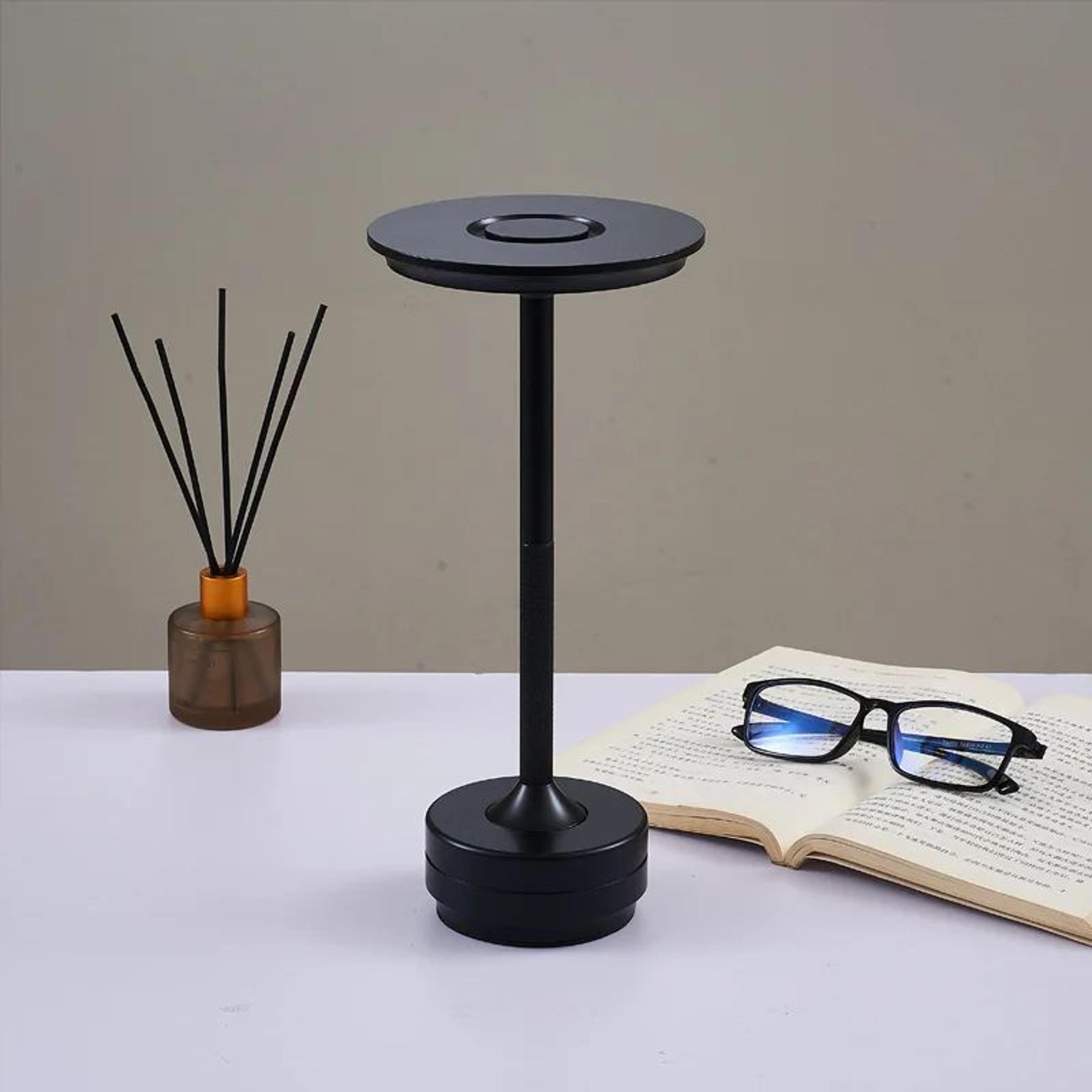 LumaGlow Rechargeable Table Lamp  Cordless LED Touch Sensor Wireless Reading Light 7