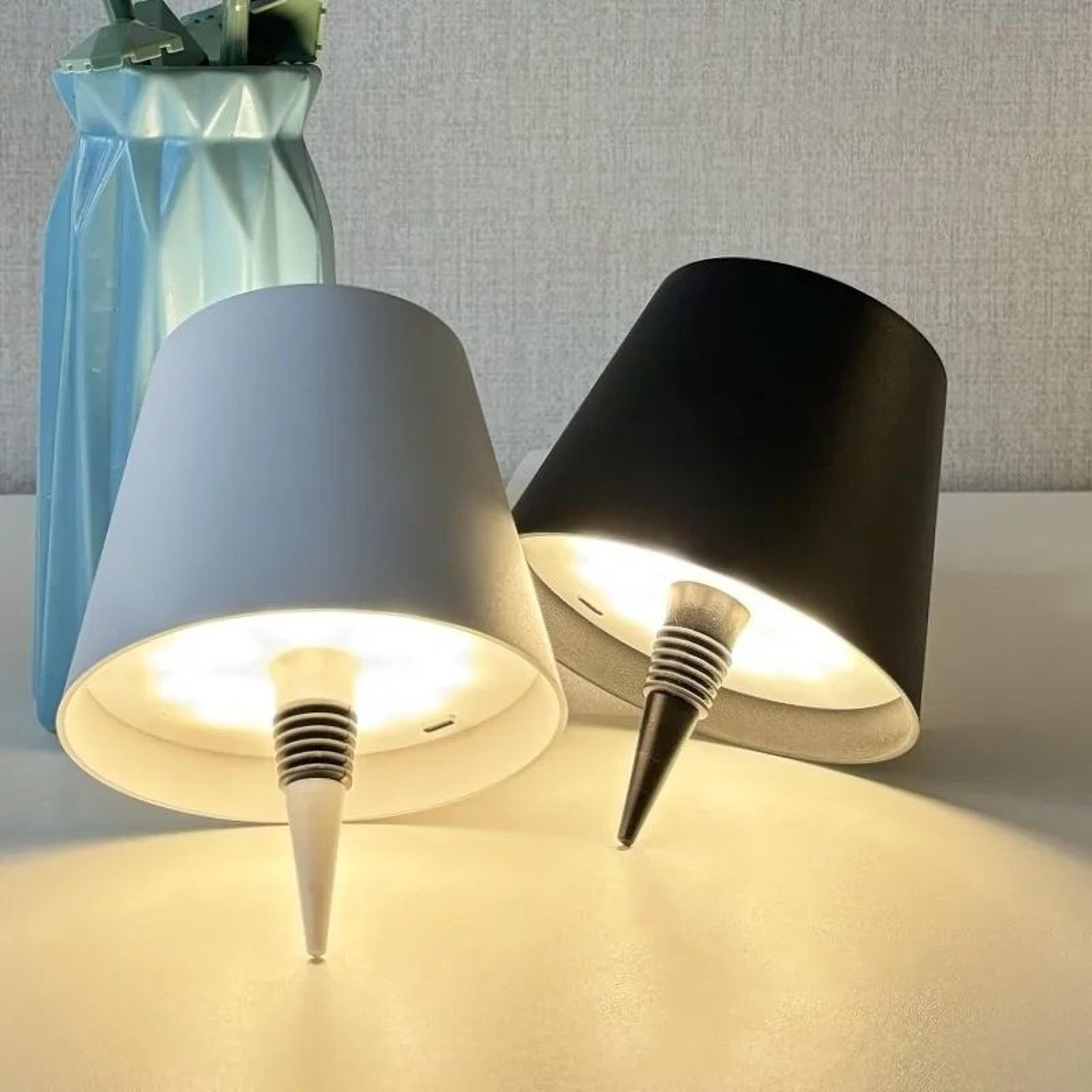 LumiBottle Wireless Wine Bottle Lamp  Rechargeable Touch Control Table Lamp For Elegant Ambient Lig 0
