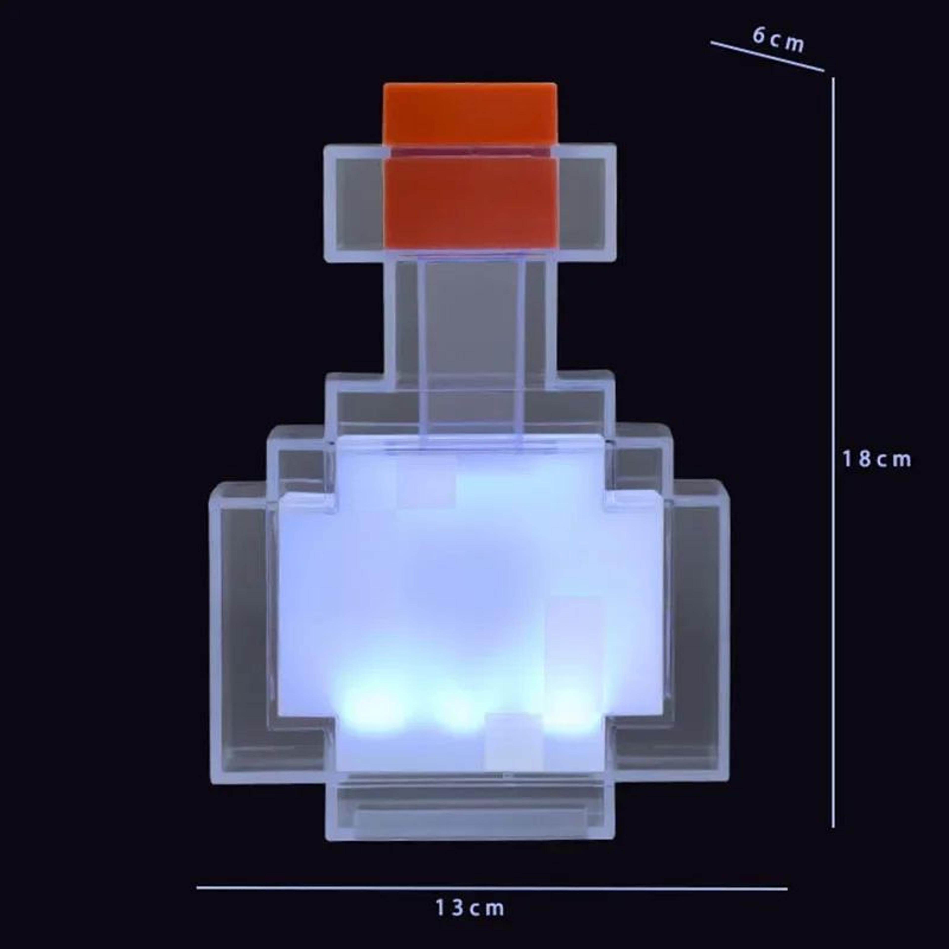 Pixel Potion LED Night Light  Rechargeable Minecraft Bedside Lamp For Kids  Gamers 5