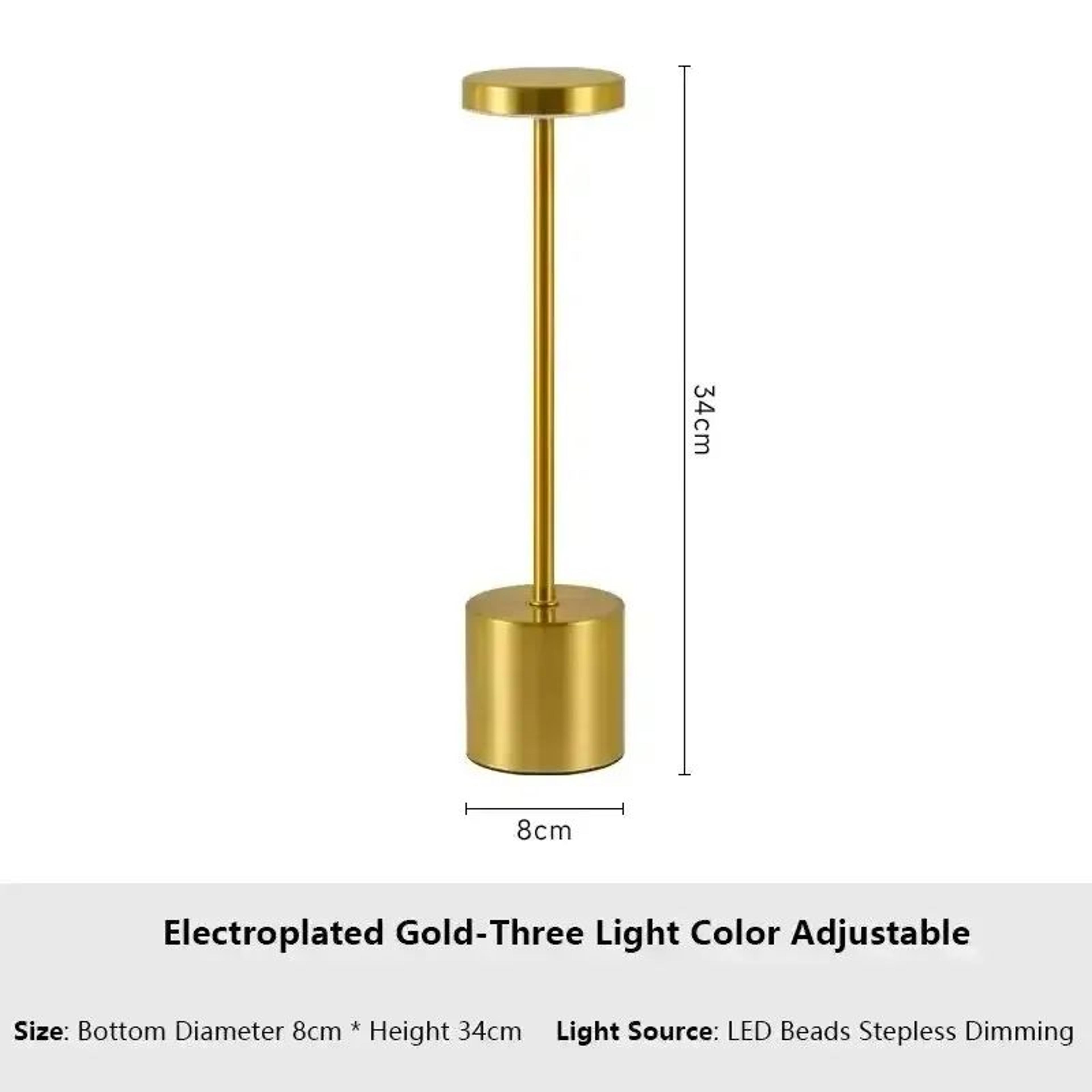 Retro Mushroom LED Table Lamp  Touch Dimmable Bedside  Desk Light 4