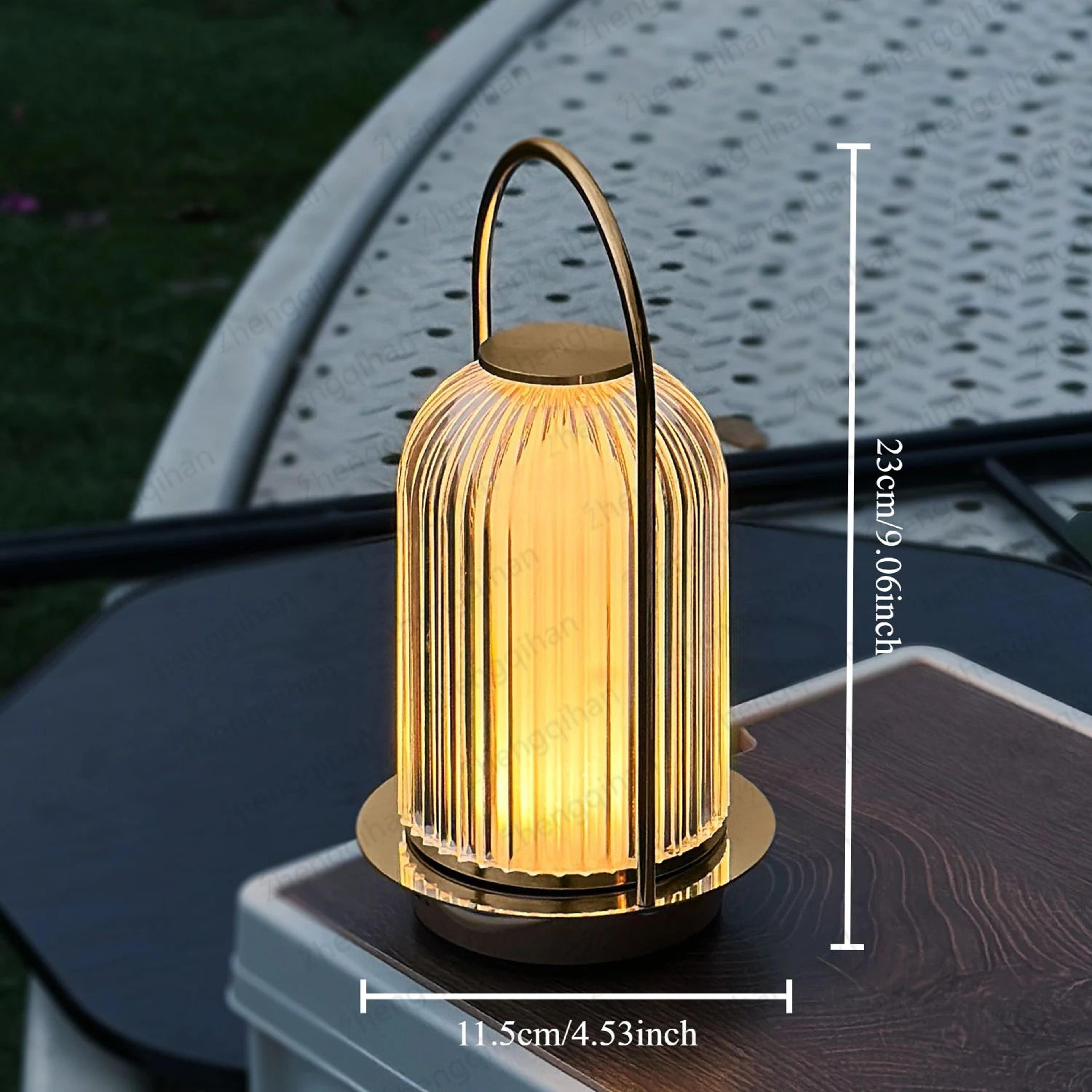LuxeGlow Rechargeable Crystal LED Table Lamp With Touch Control For Bedroom  Home Decor 3