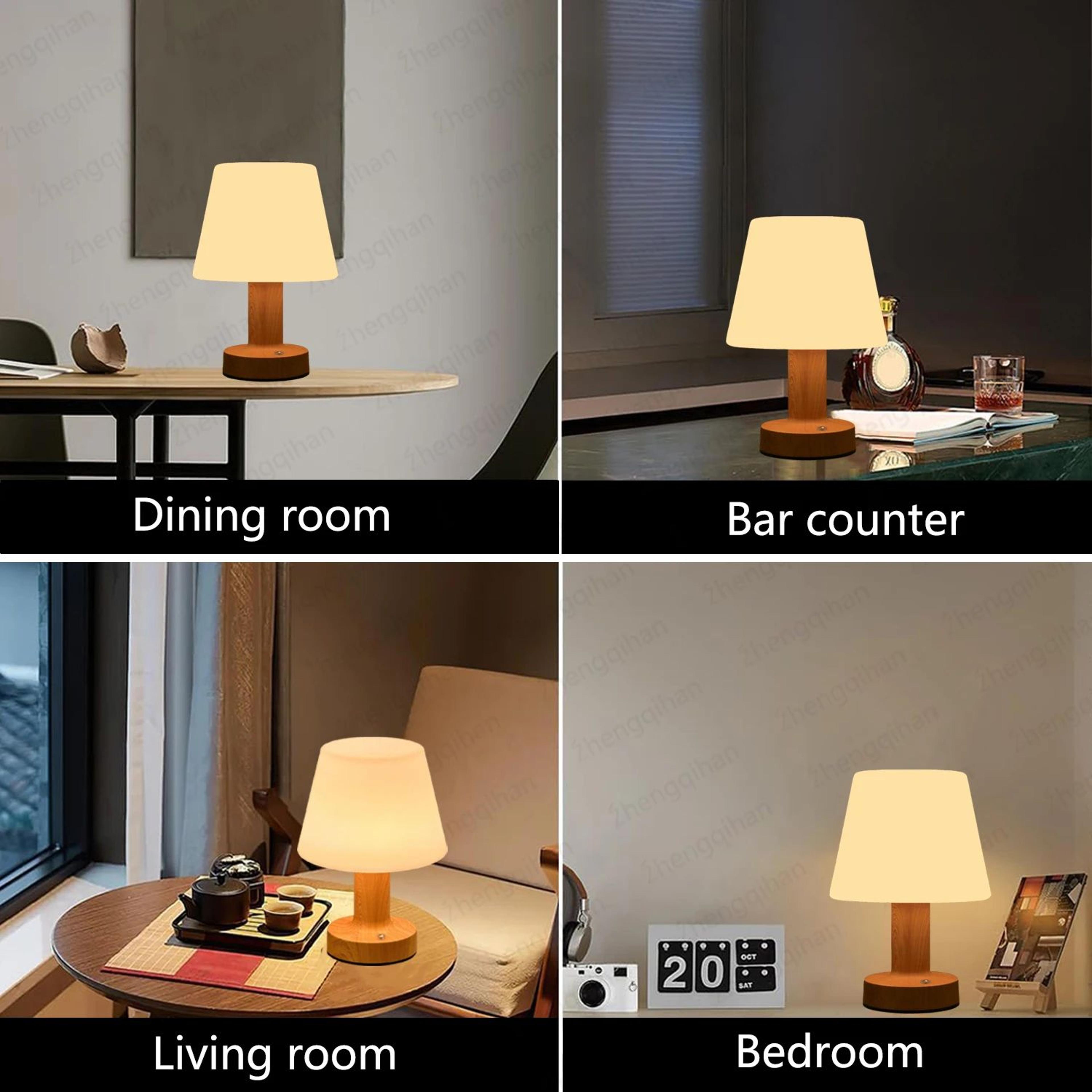 LumiTouch Rechargeable Table Lamp  Touch Sensor Wireless LED Desk Lamp For Bedroom Restaurant  Home 5
