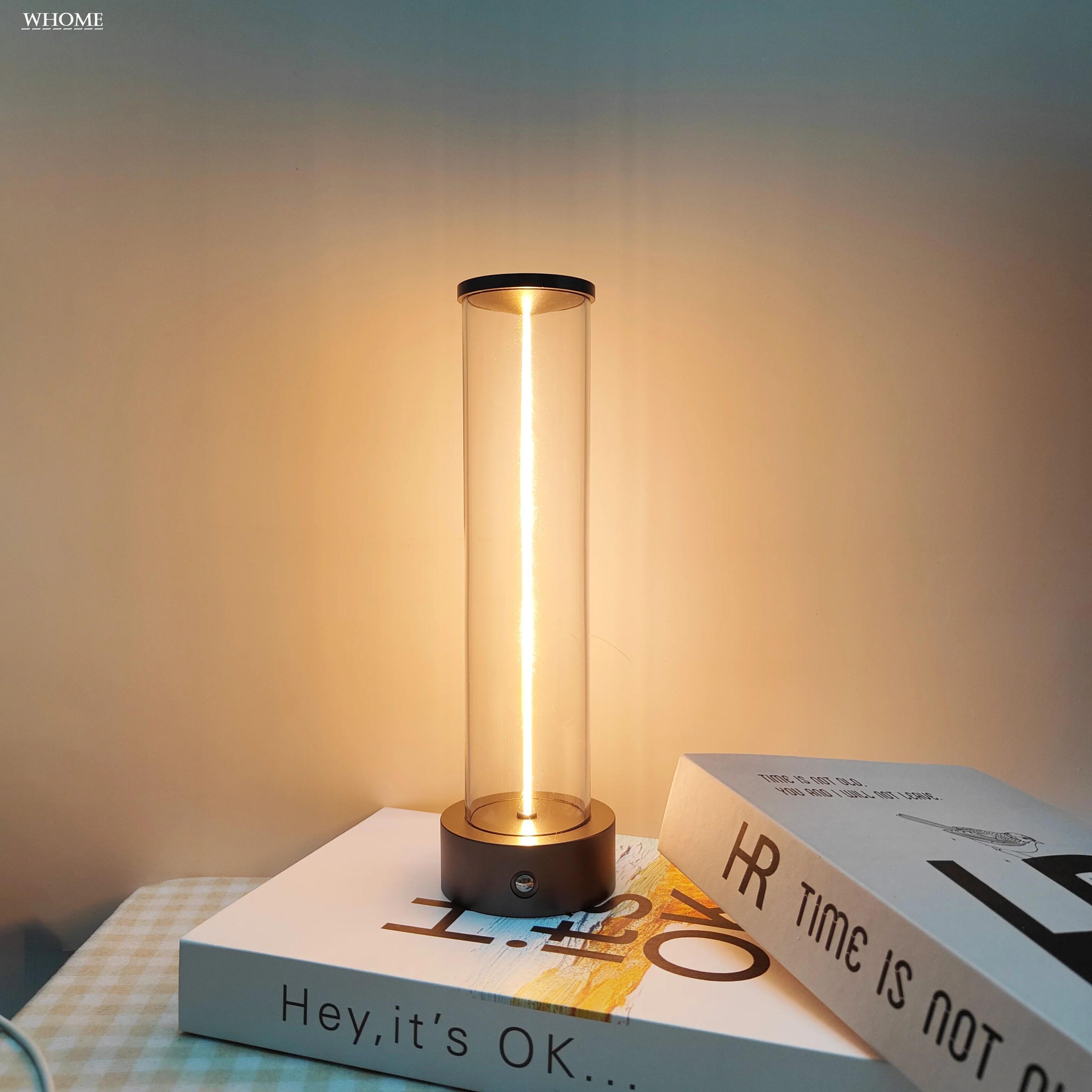 Modern Cordless Table Lamp  Rechargeable 2000mAh Touch Dimmable LED Bedside Light 0