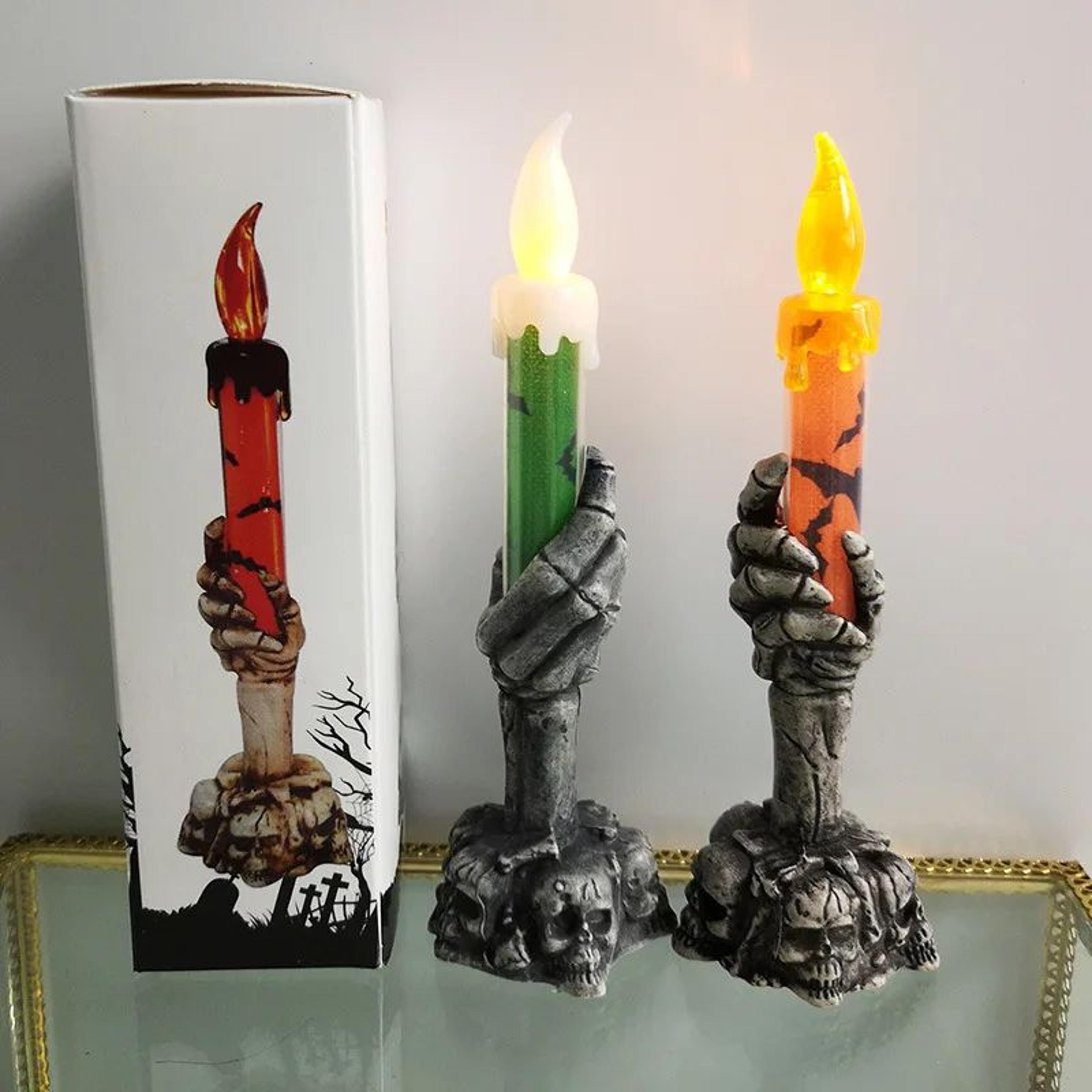 Pumpkin Glow Halloween LED Candle 3