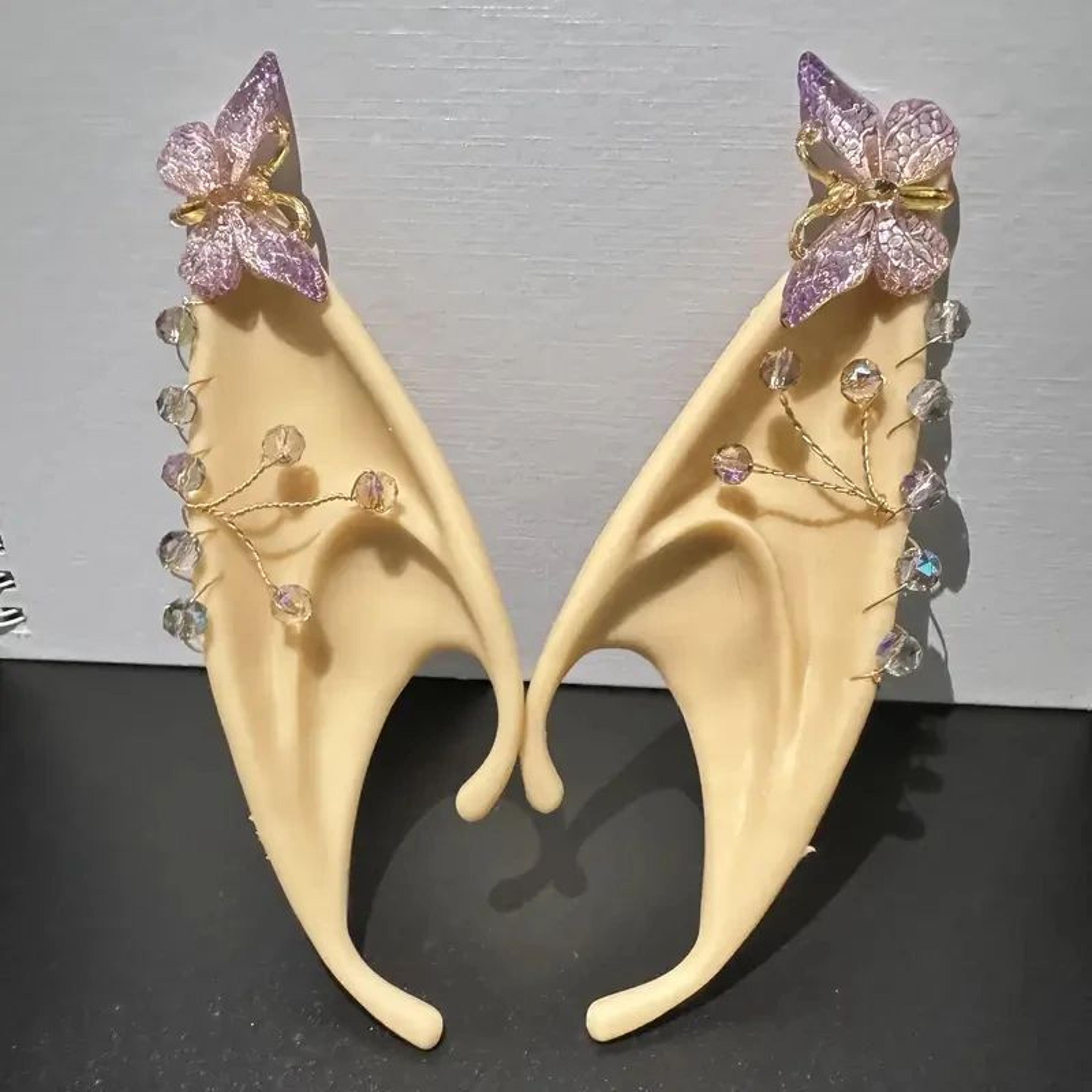 Enchanted Silicone Elf Ears  Fairy Cosplay Pointed Ears 4