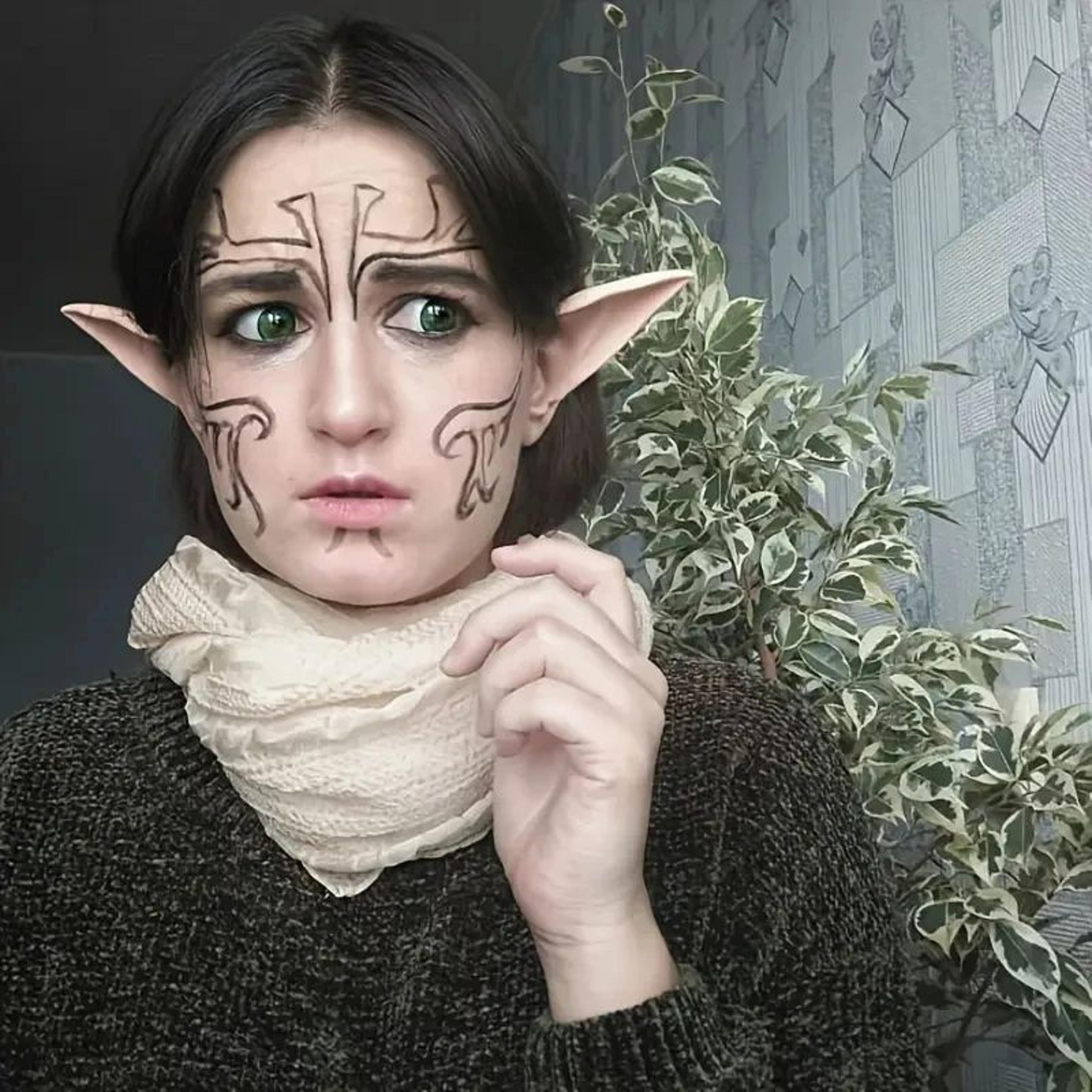Enchanted Silicone Elf Ears  Fairy Cosplay Pointed Ears 5